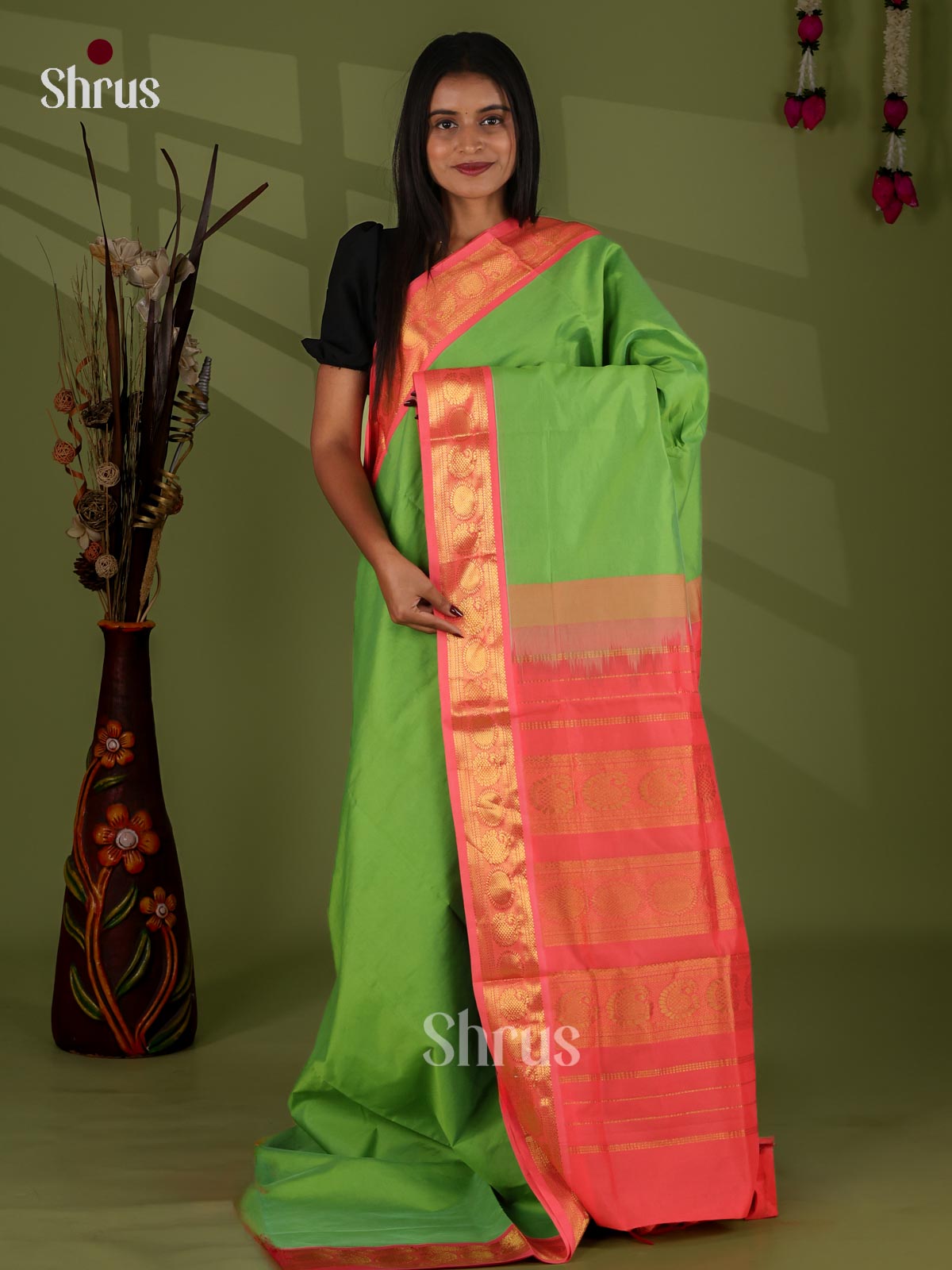 Silkcotton-halfpure Saree - EJ04247