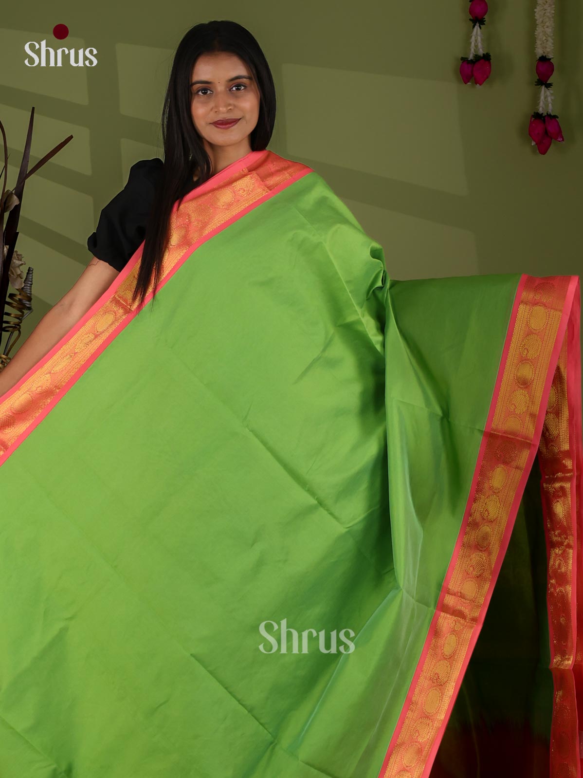 Silkcotton-halfpure Saree - EJ04247