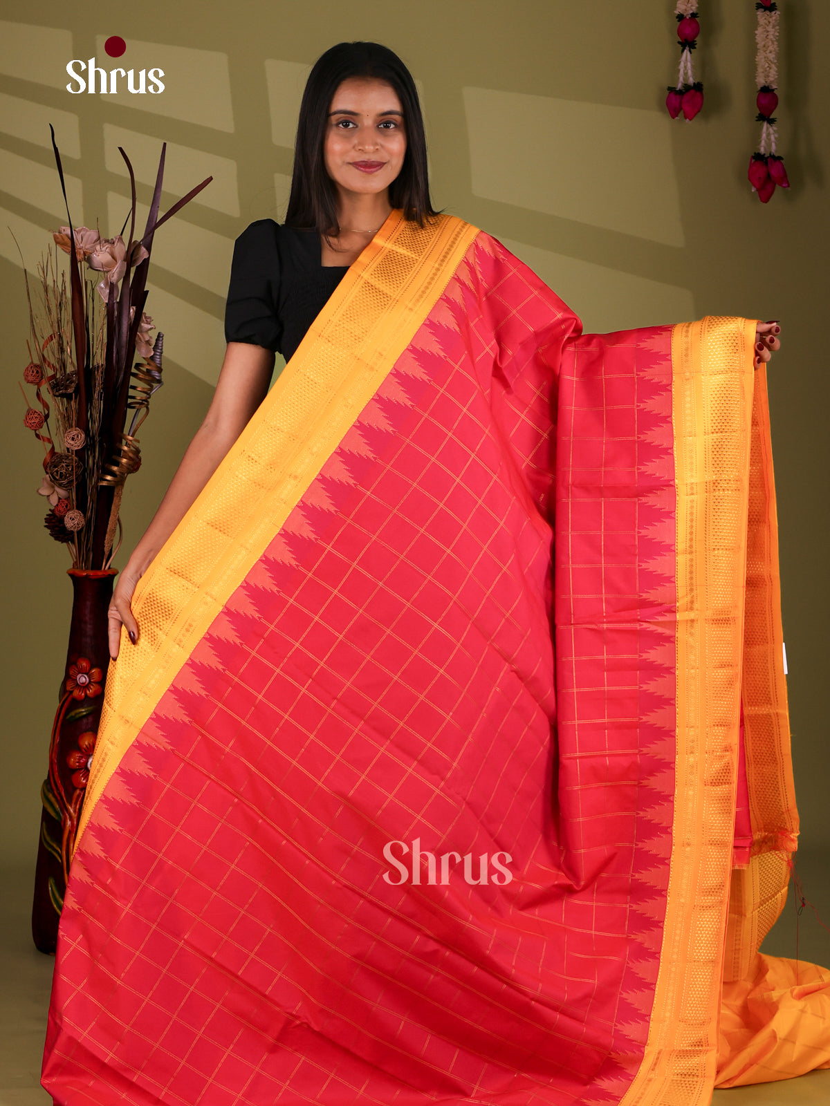 Semi Paithani Saree - EJ04324