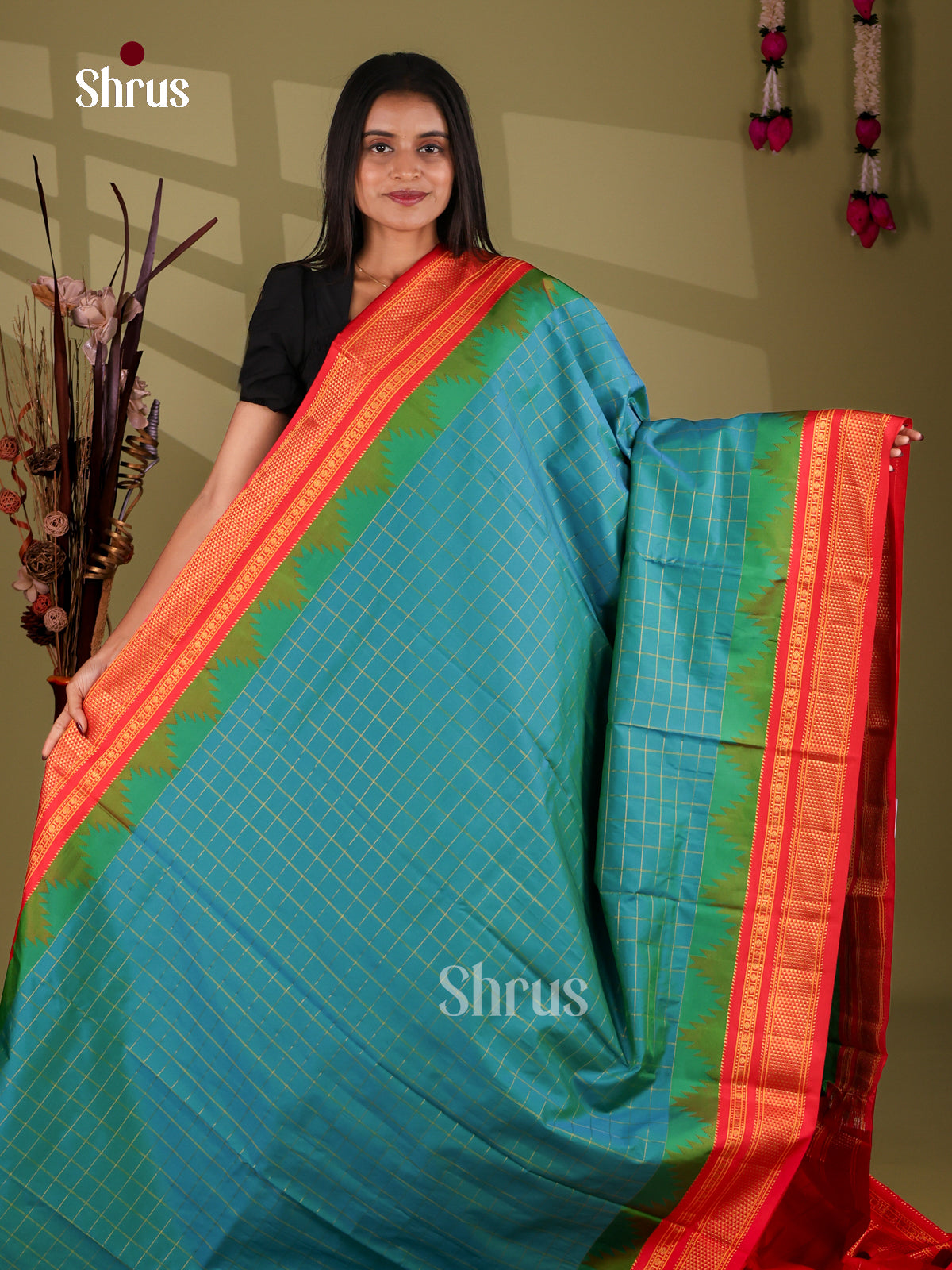 Semi Paithani Saree - EJ04327