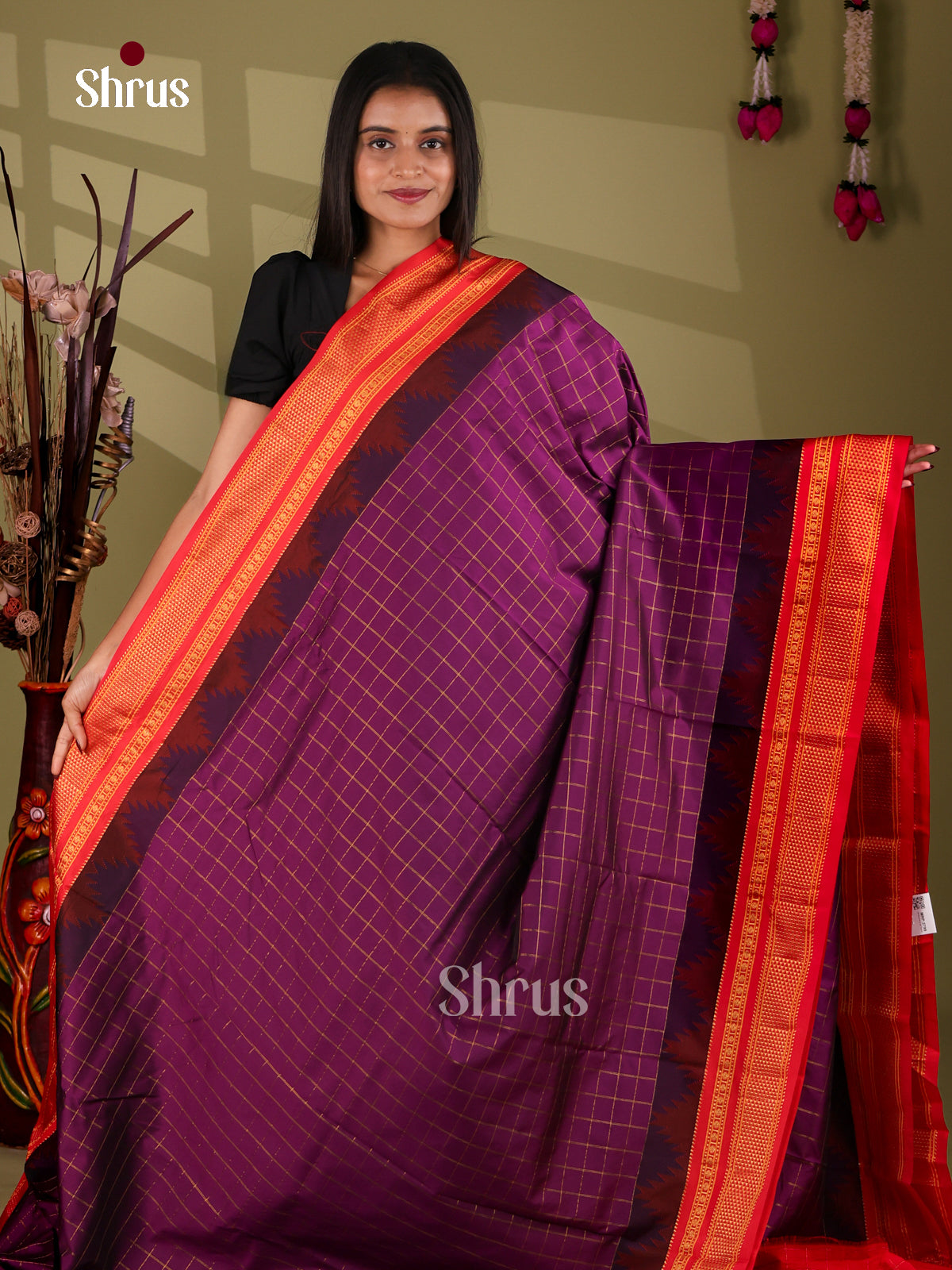 Semi Paithani Saree - EJ04336