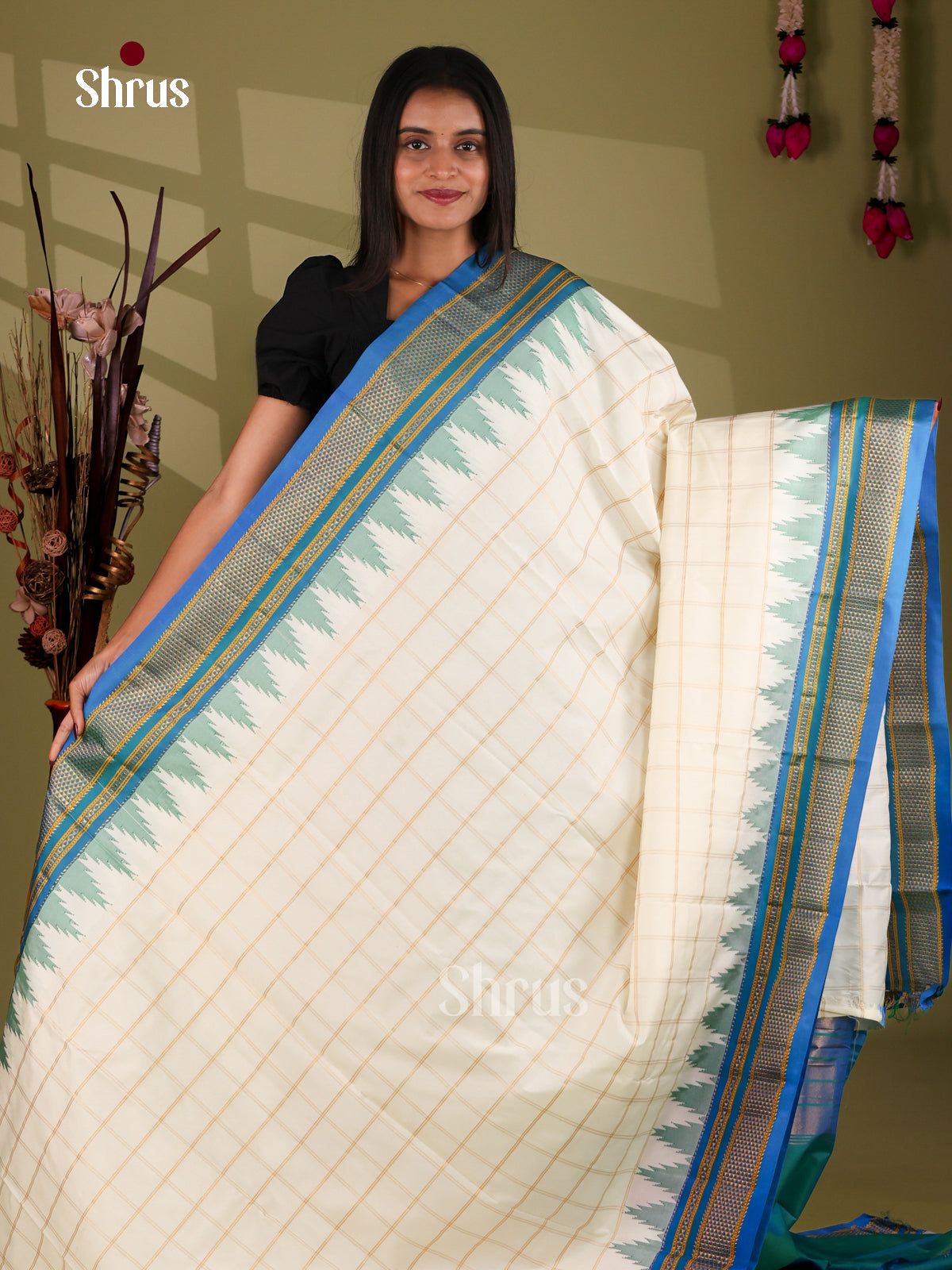Semi Paithani Saree - EJ04338