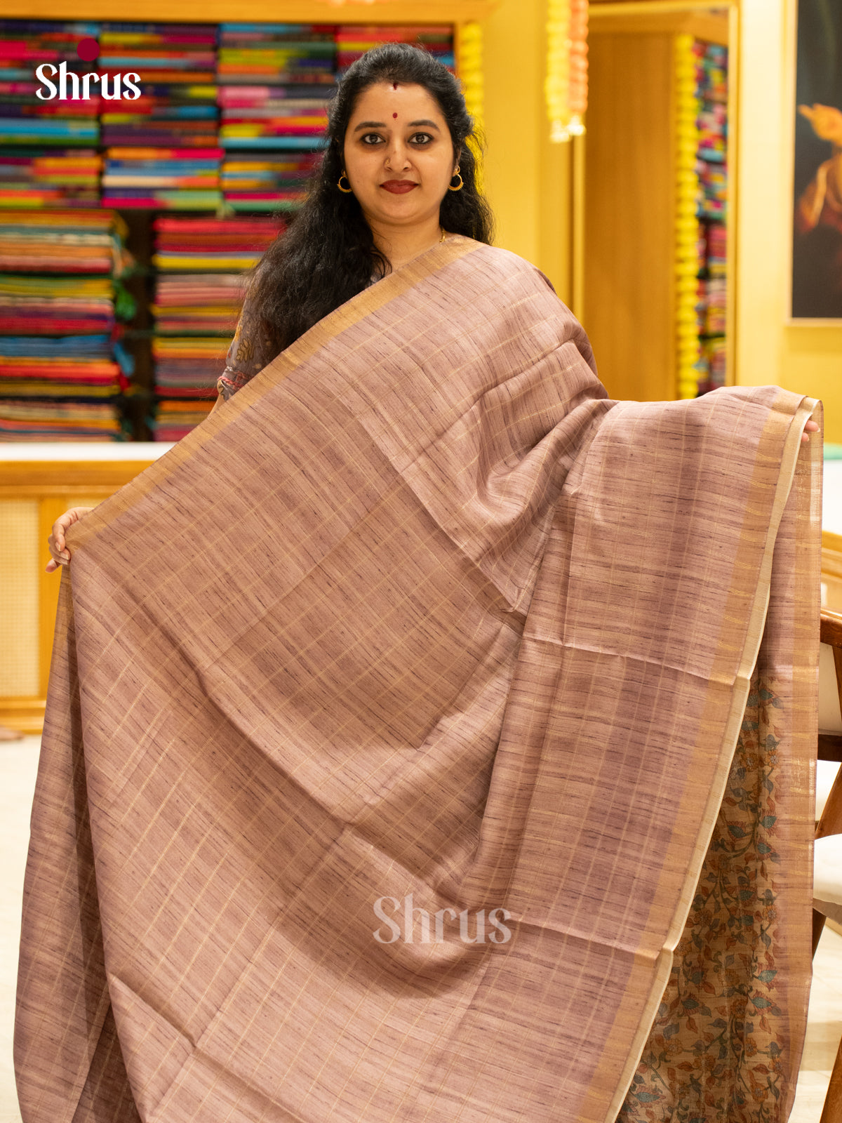 Printed Semi Tussar Saree - EJ04389