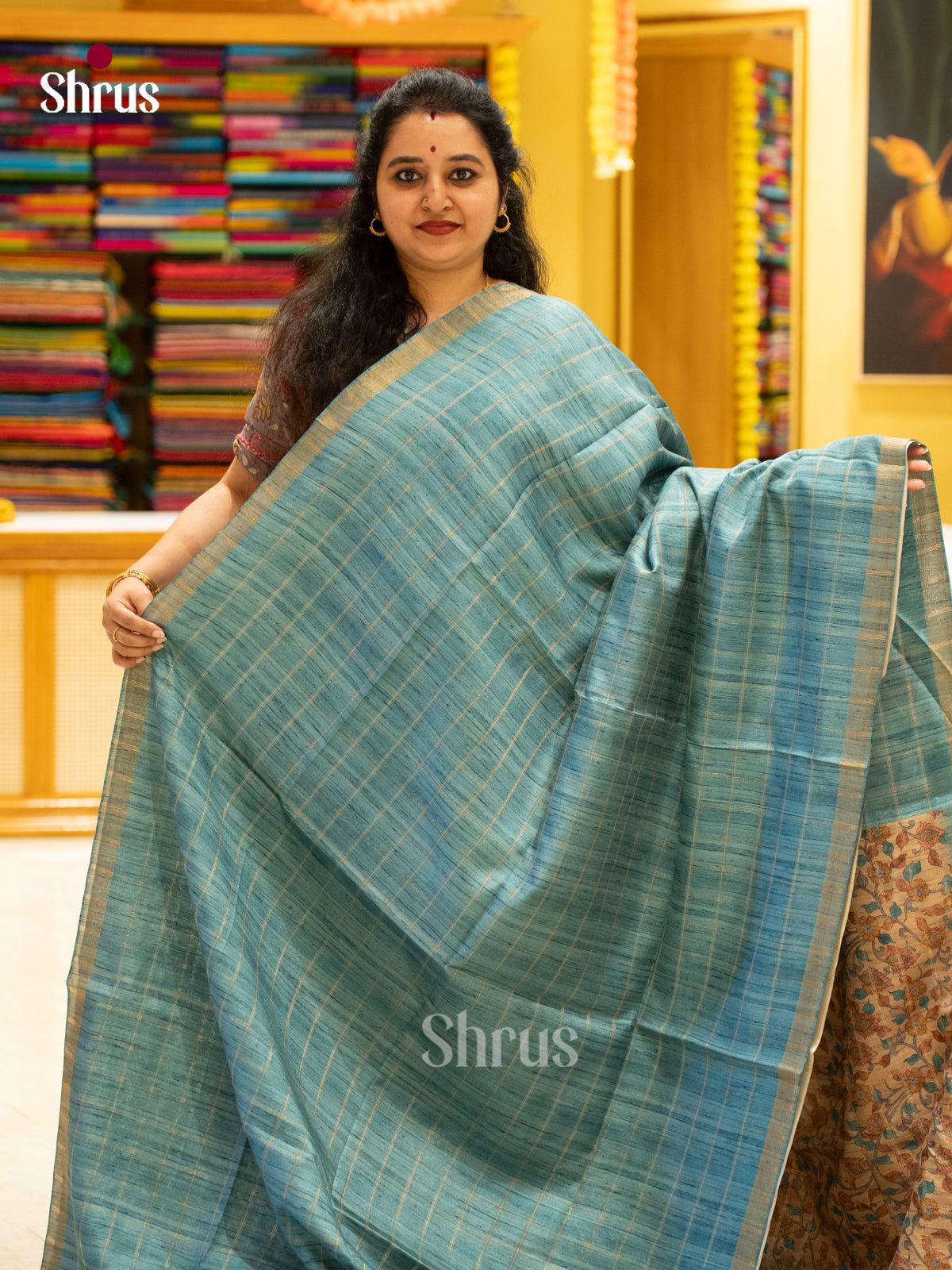 Printed Semi Tussar Saree - EJ04390