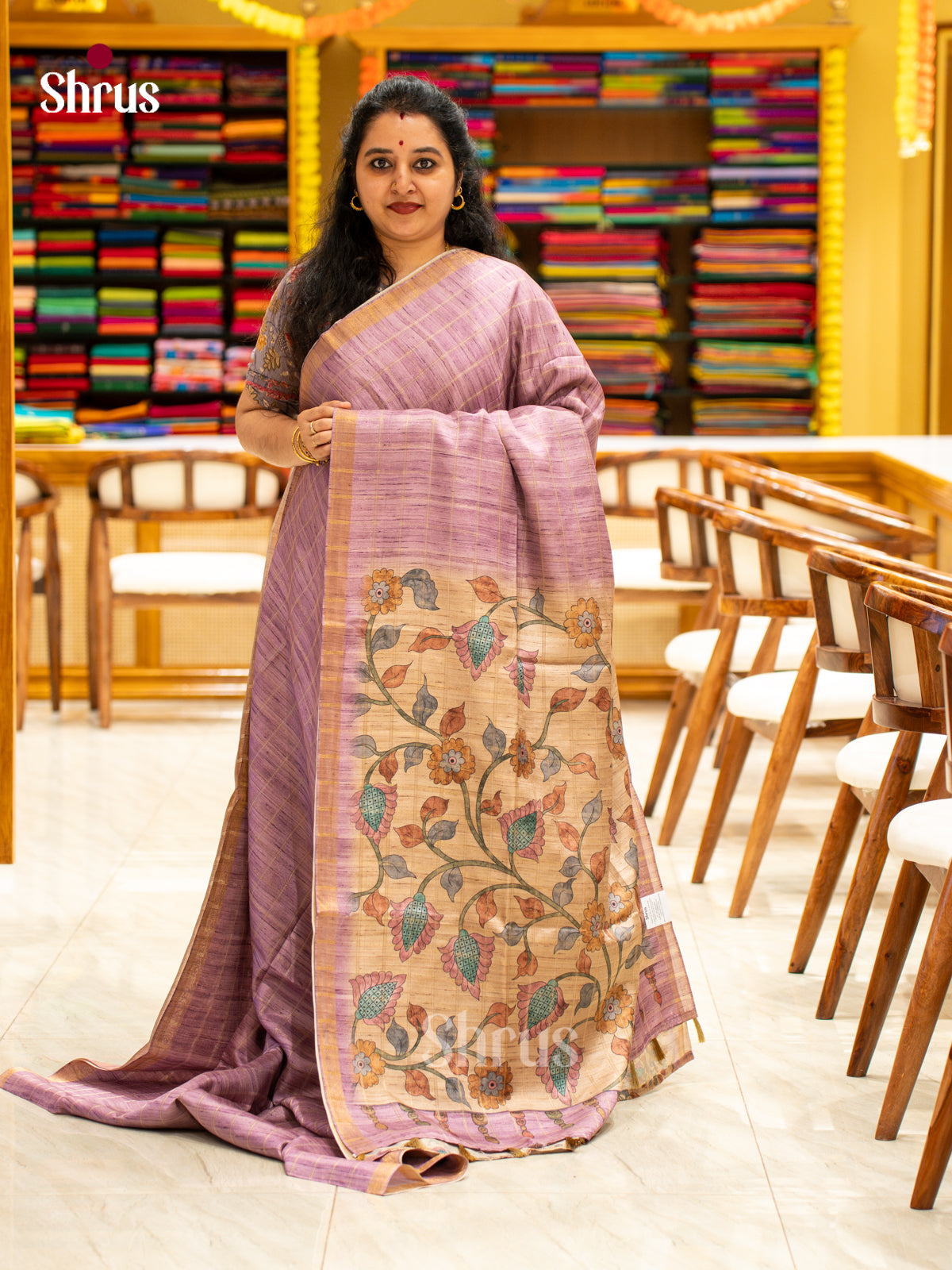 Printed Semi Tussar Saree - EJ04391