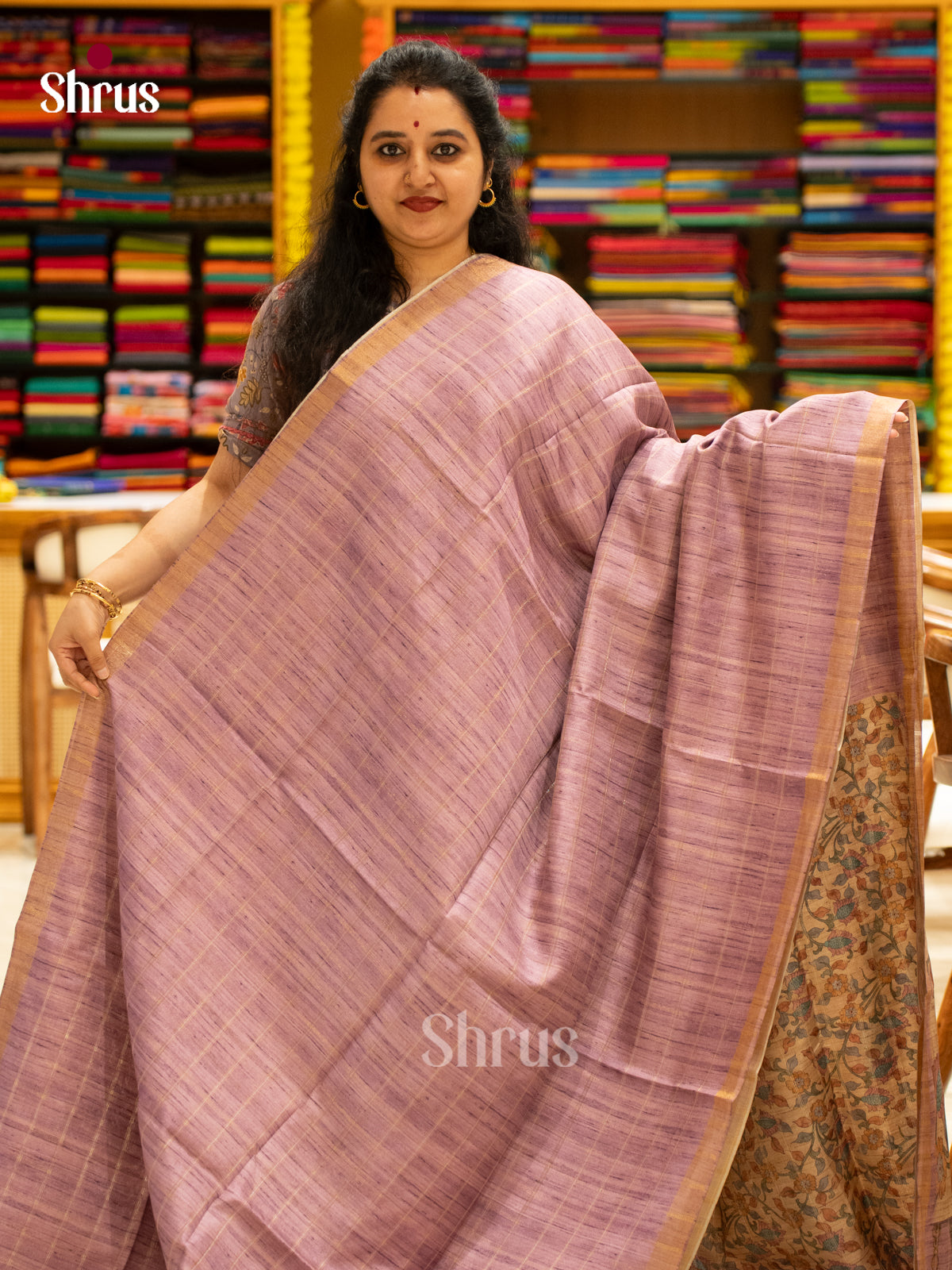 Printed Semi Tussar Saree - EJ04391