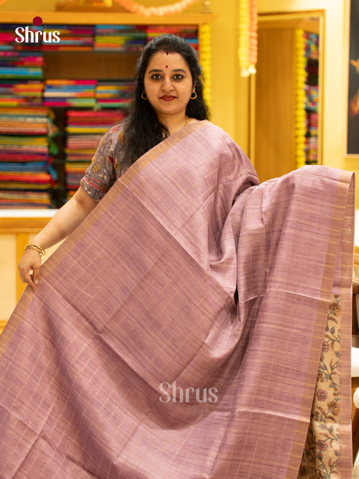 Printed Semi Tussar Saree - EJ04397