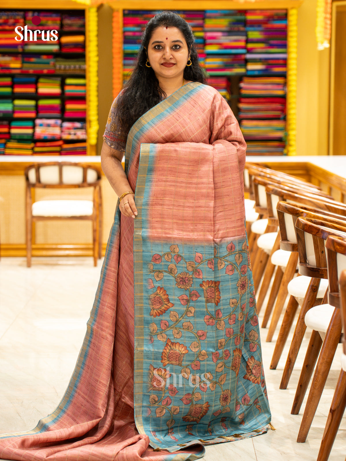 Printed Semi Tussar Saree - EJ04400