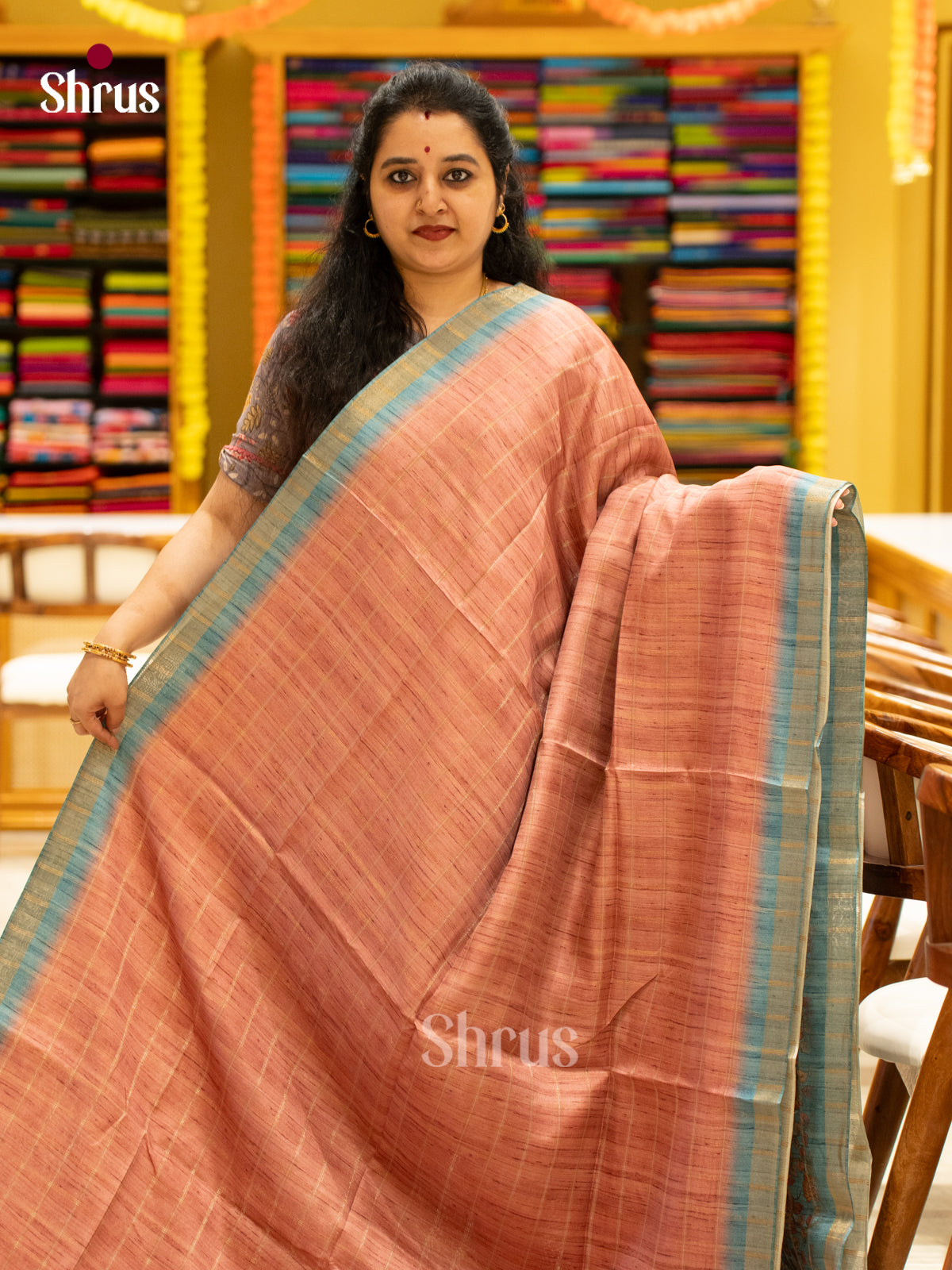 Printed Semi Tussar Saree - EJ04400