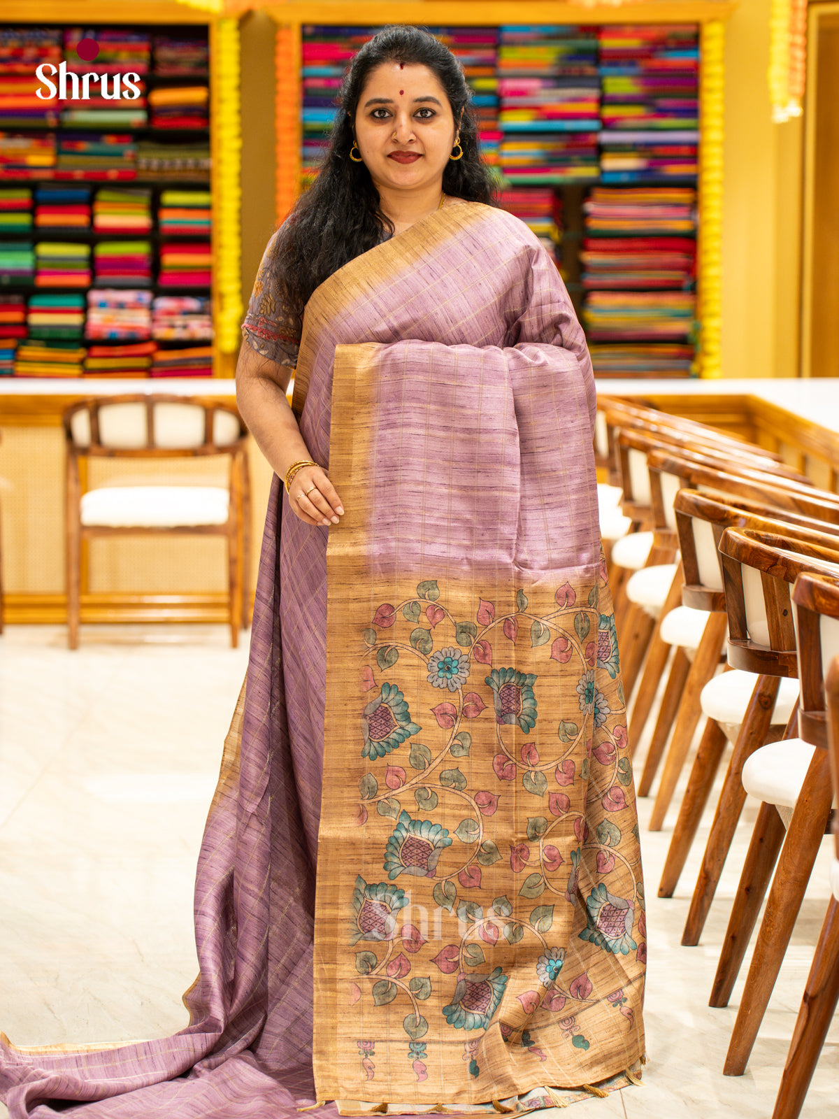 Printed Semi Tussar Saree - EJ04401