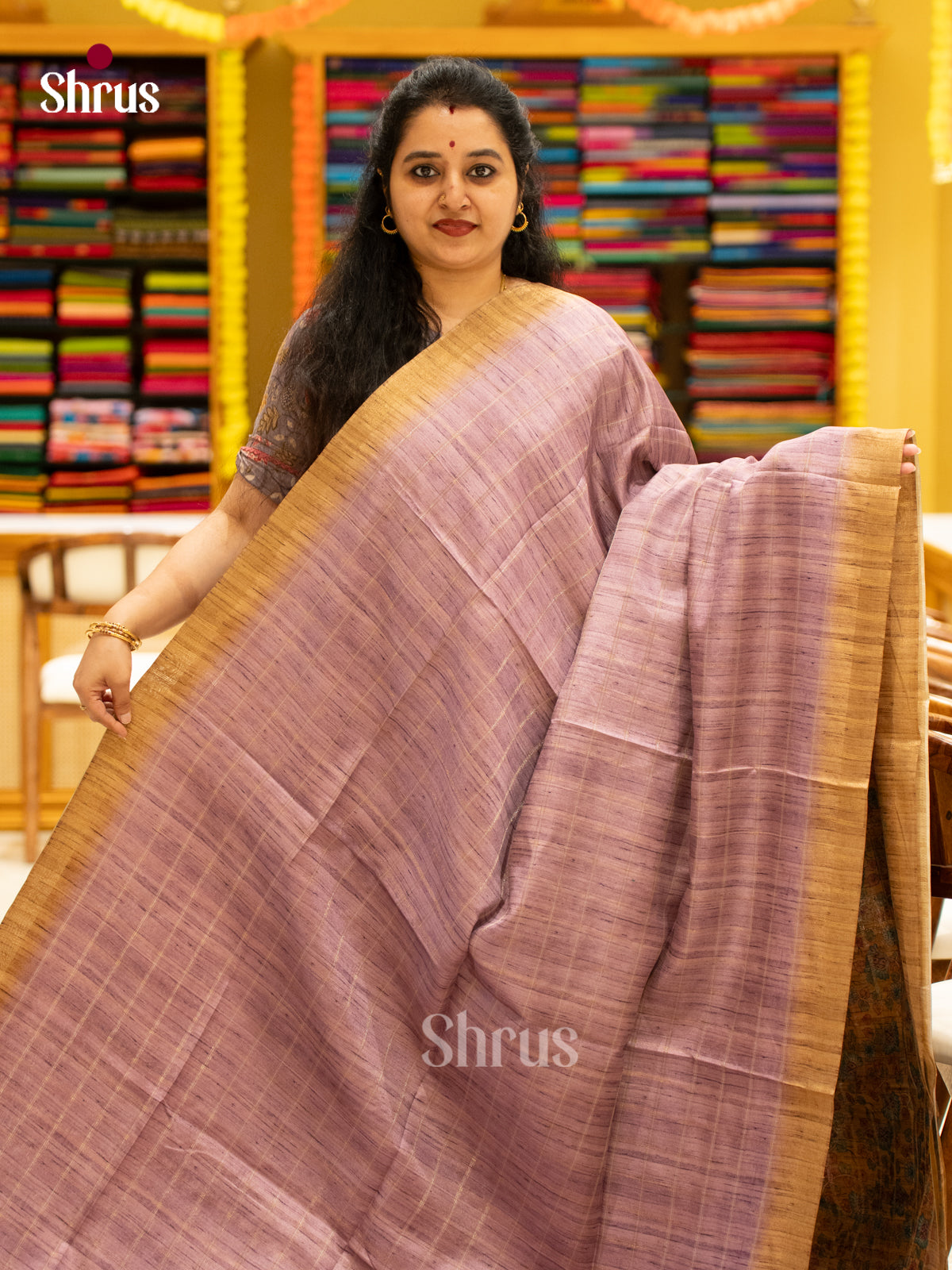 Printed Semi Tussar Saree - EJ04401