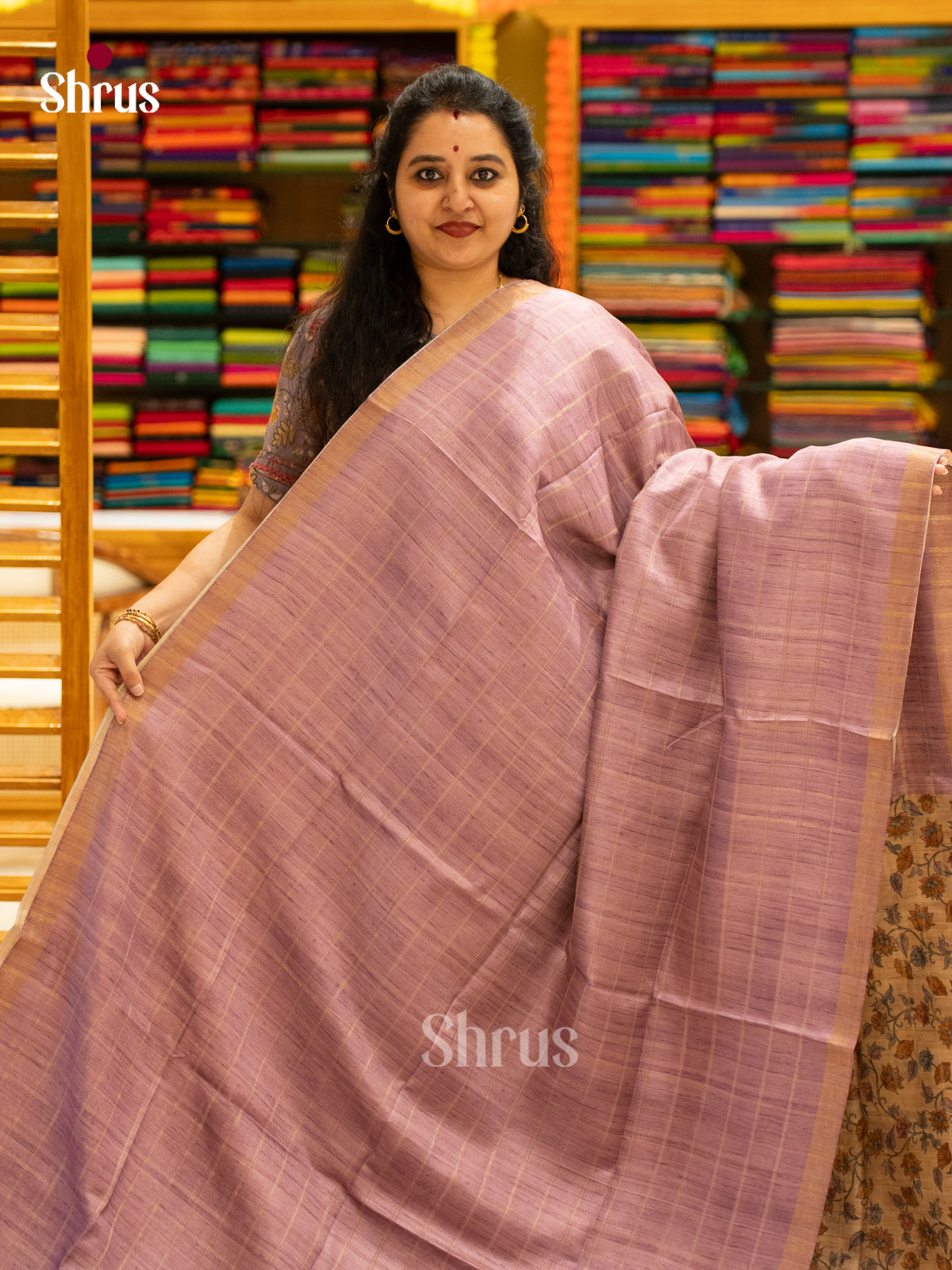 Printed Semi Tussar Saree - EJ04404