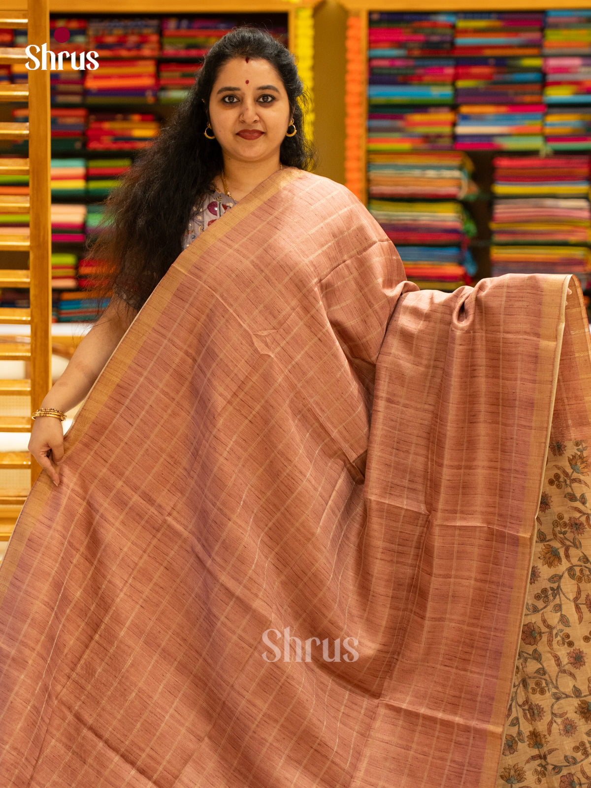 Printed Semi Tussar Saree - EJ04406