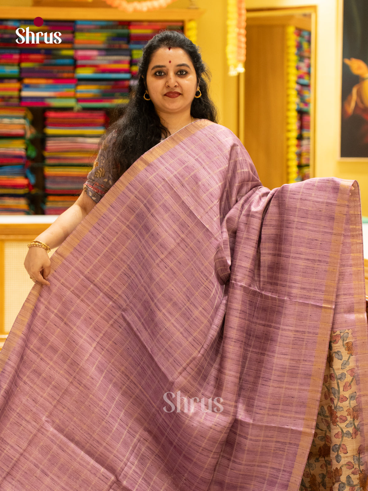 Printed Semi Tussar Saree - EJ04409