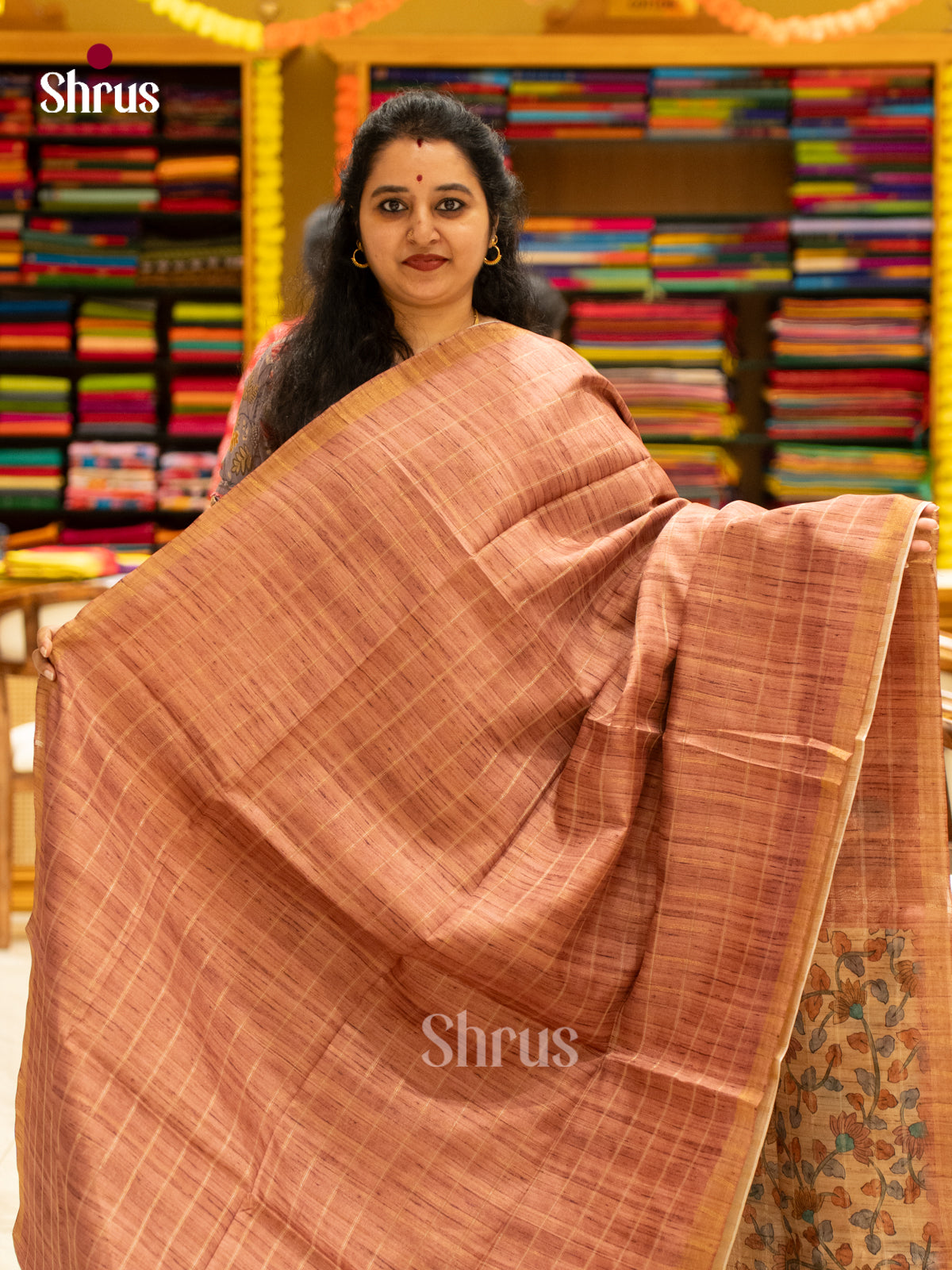 Printed Semi Tussar Saree - EJ04412