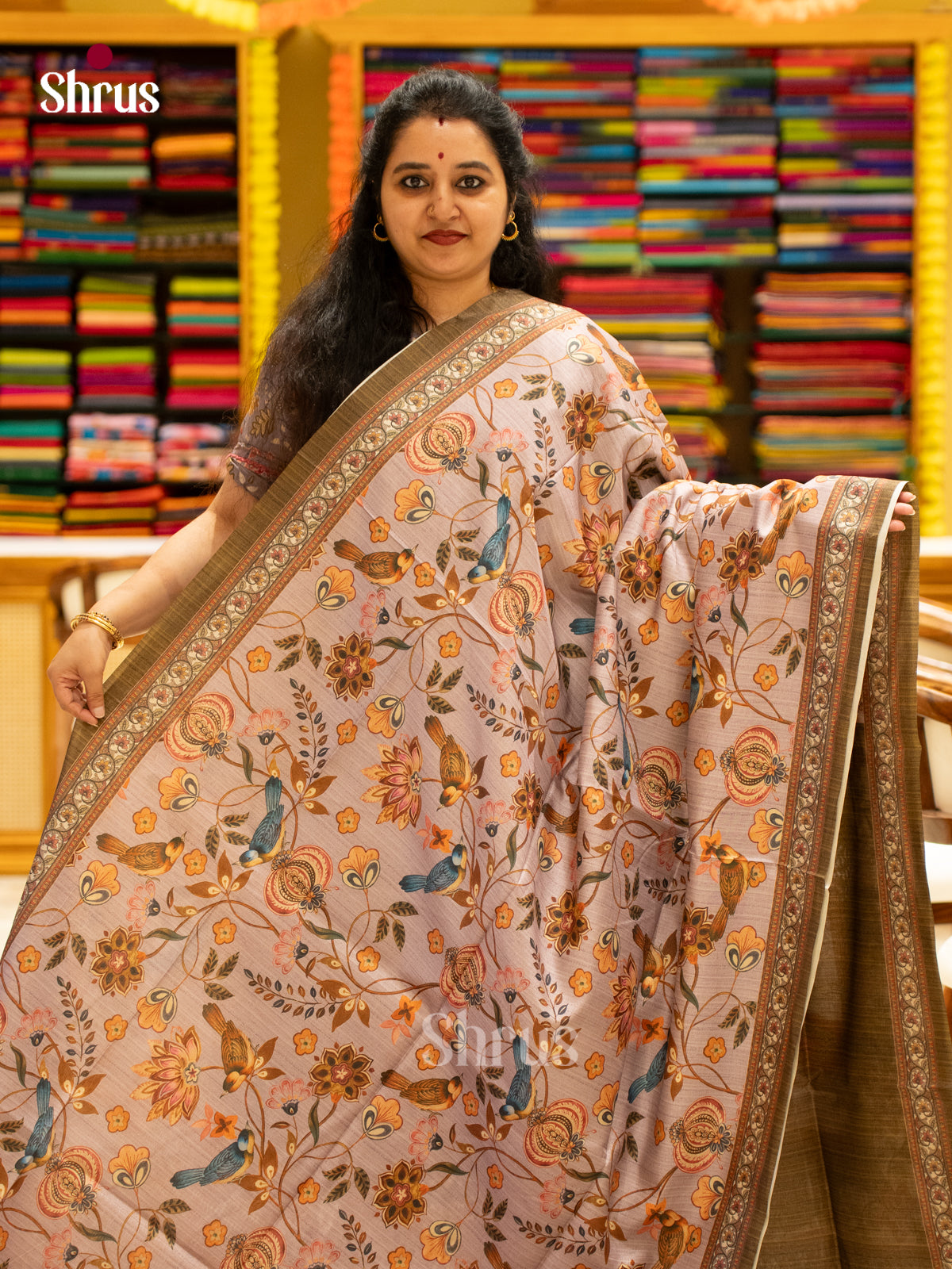 Chennur-Print Saree - EJ04415