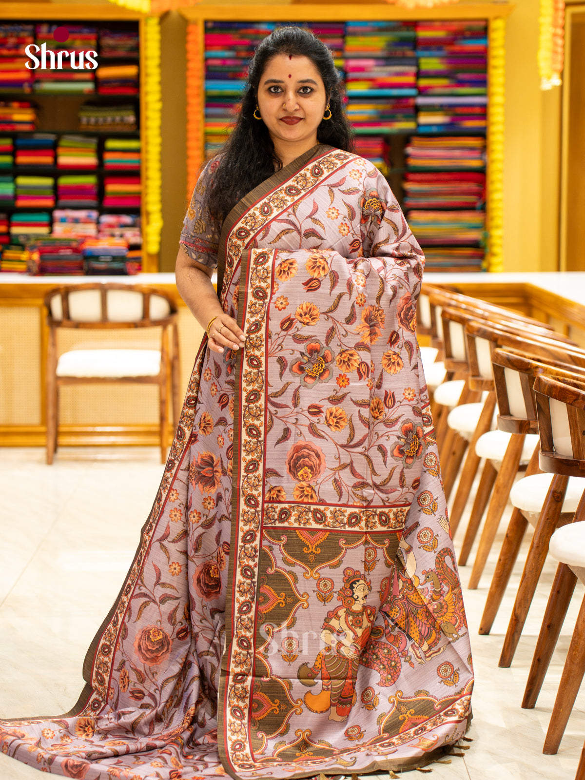 Chennur-Print Saree - EJ04422
