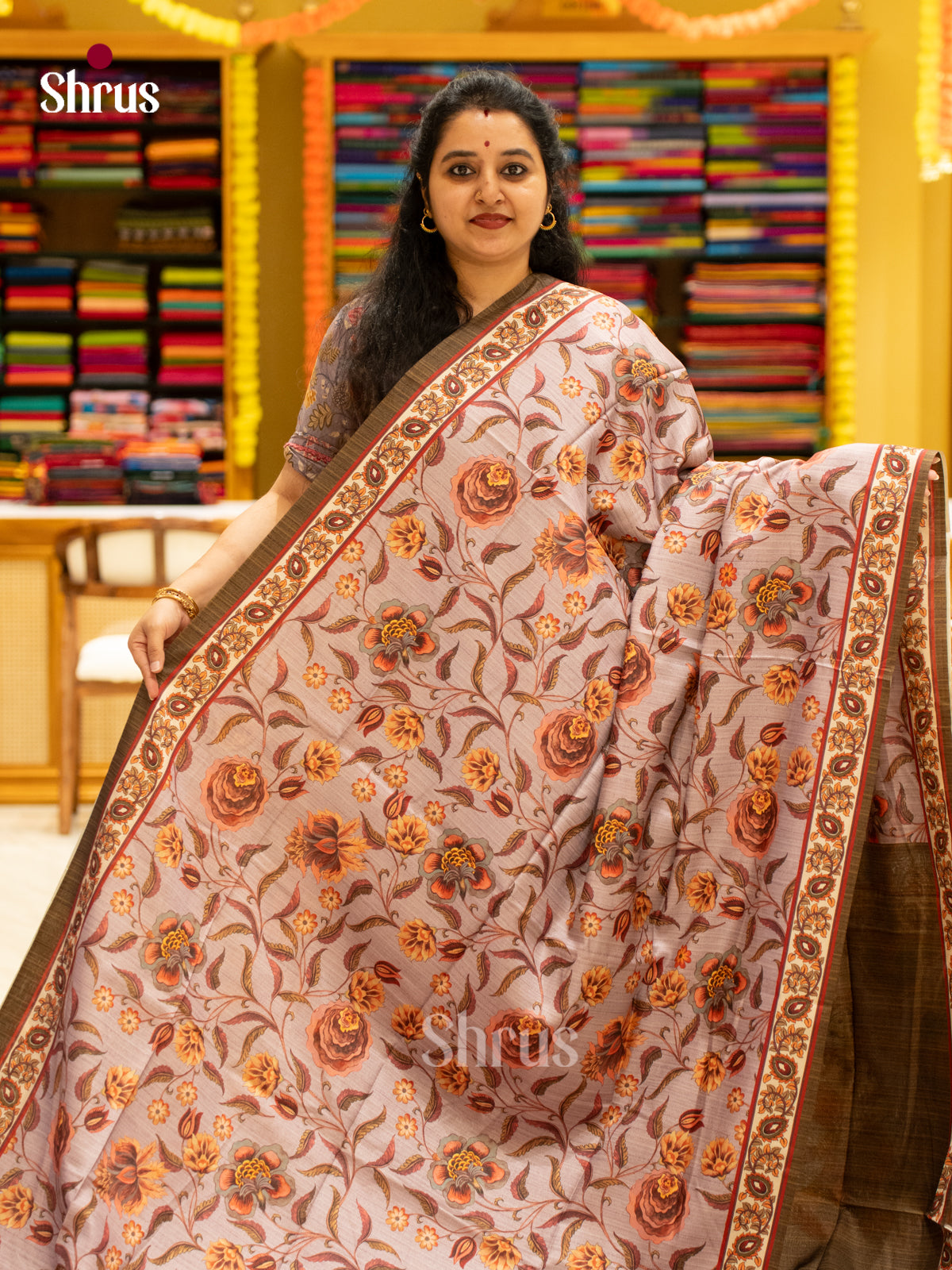 Chennur-Print Saree - EJ04422