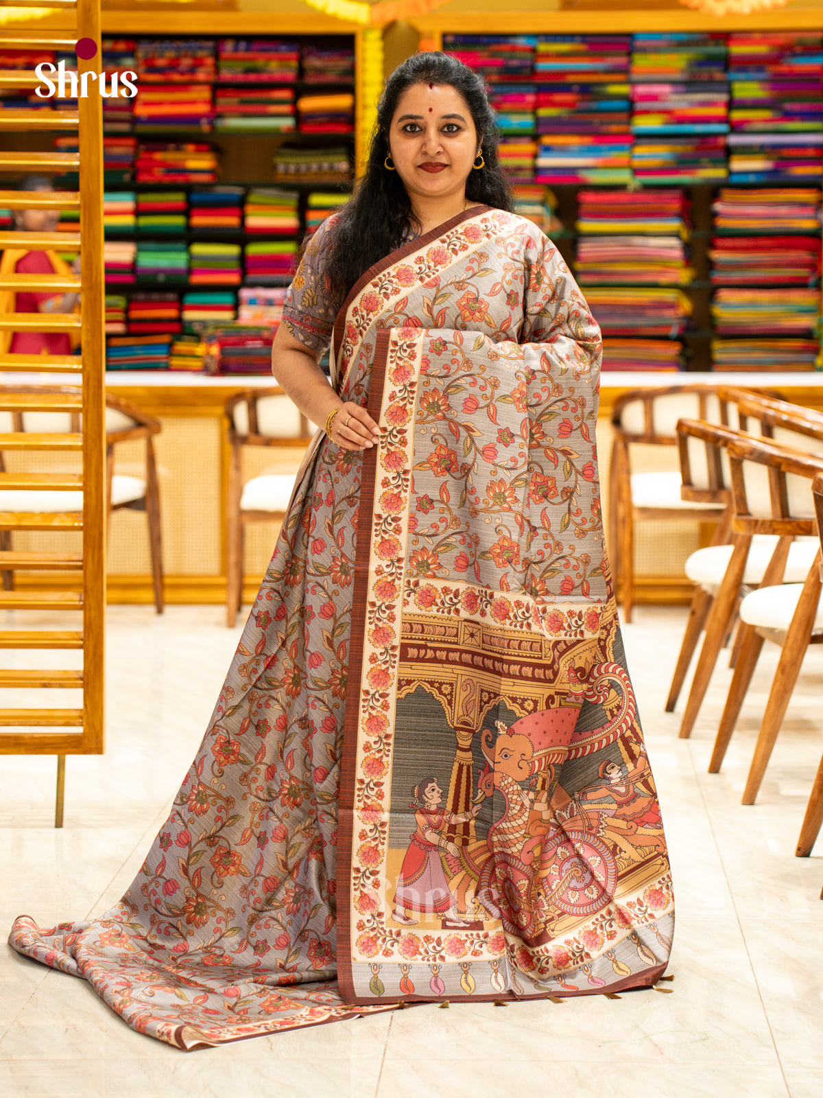 Chennur-Print Saree - EJ04429