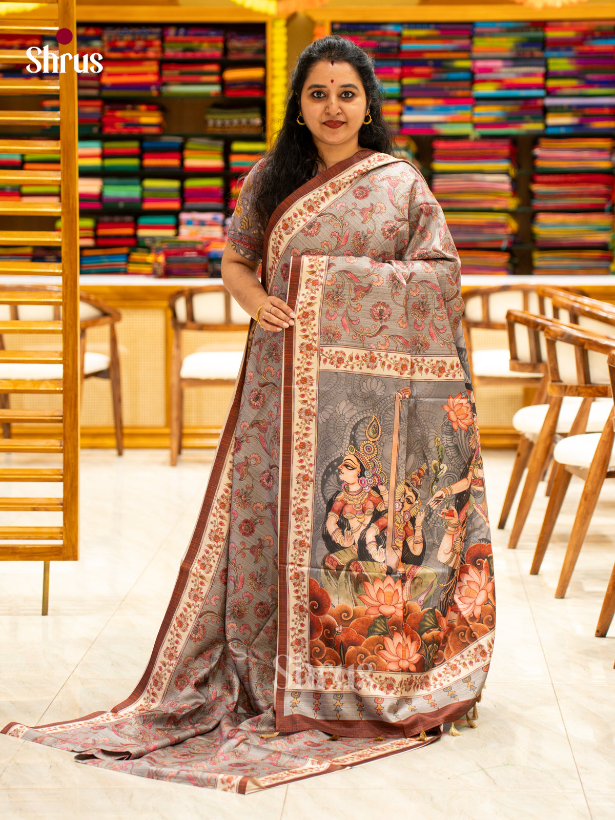 Chennur-Print Saree - EJ04430