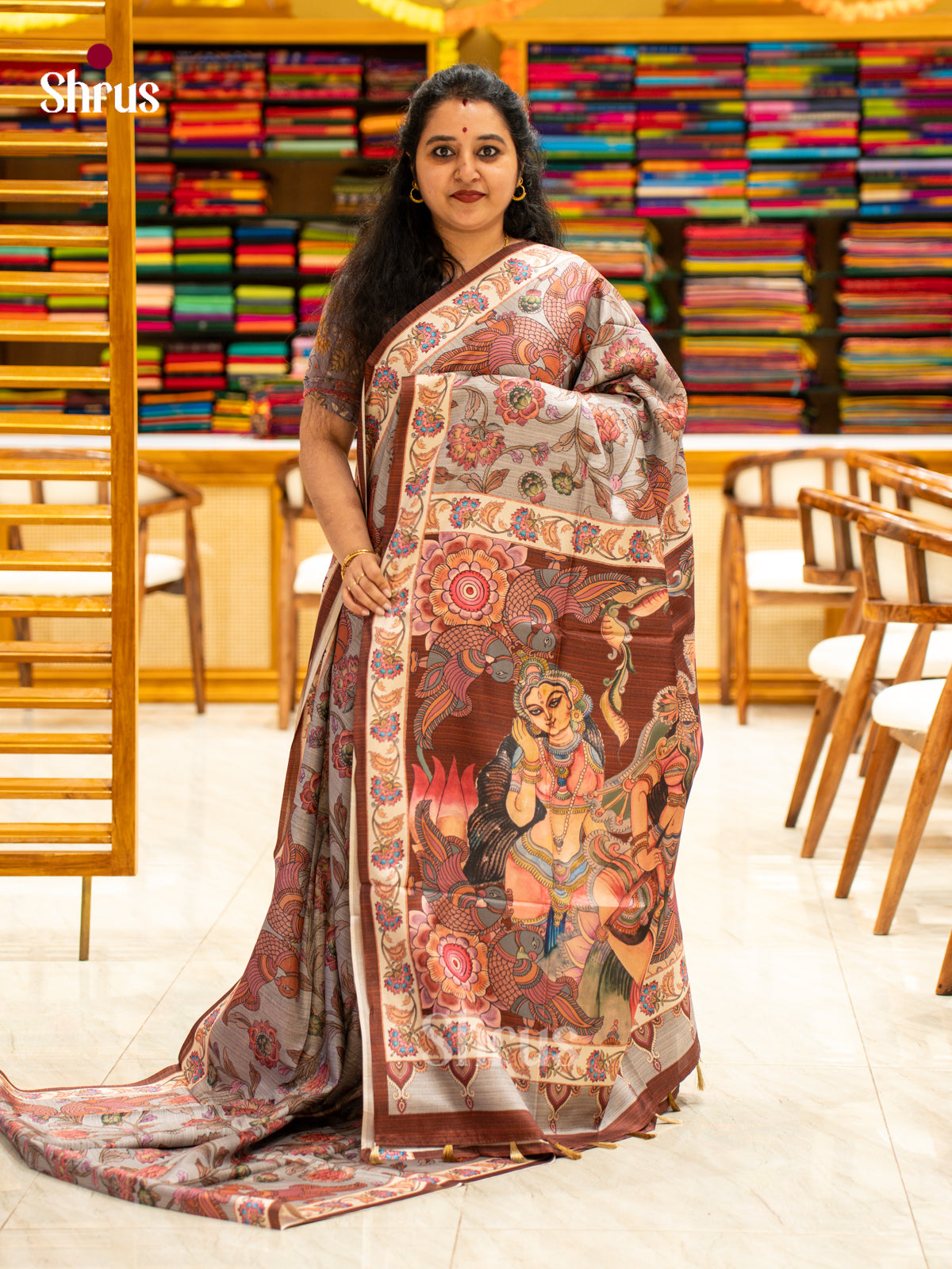 Chennur-Print Saree - EJ04434