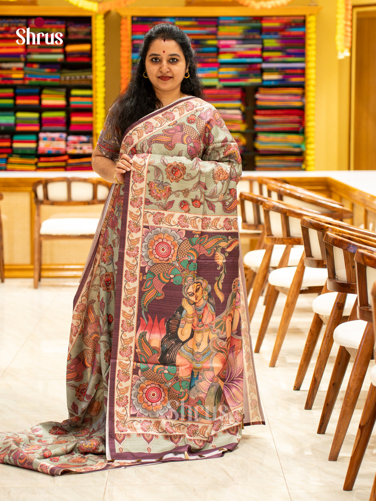 Chennur-Print Saree - EJ04435