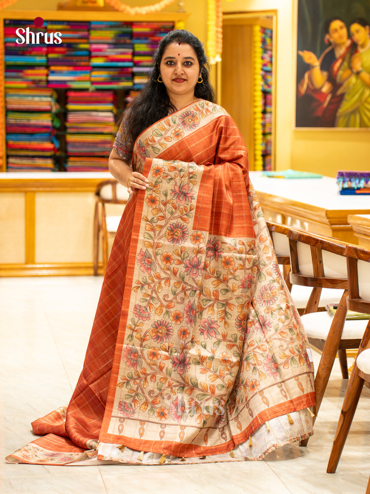 Chennur-Print Saree - EJ04446