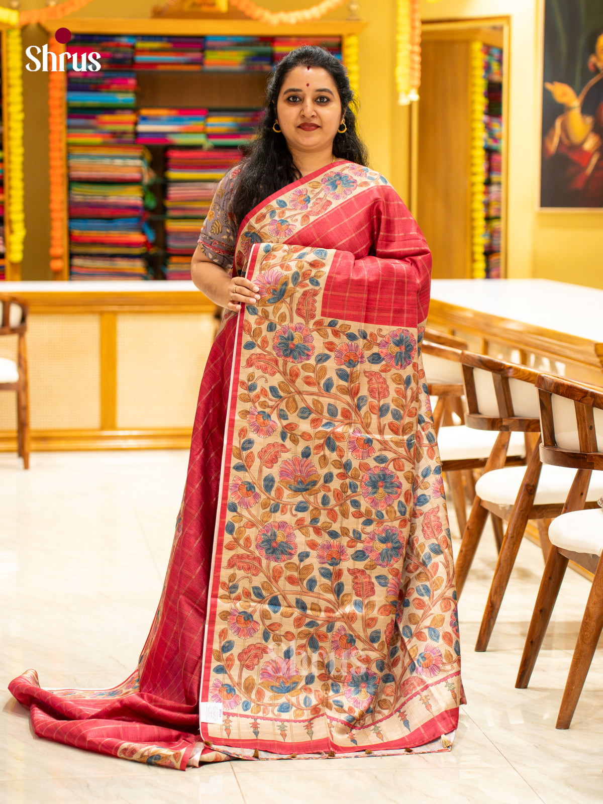 Chennur-Print Saree - EJ04449
