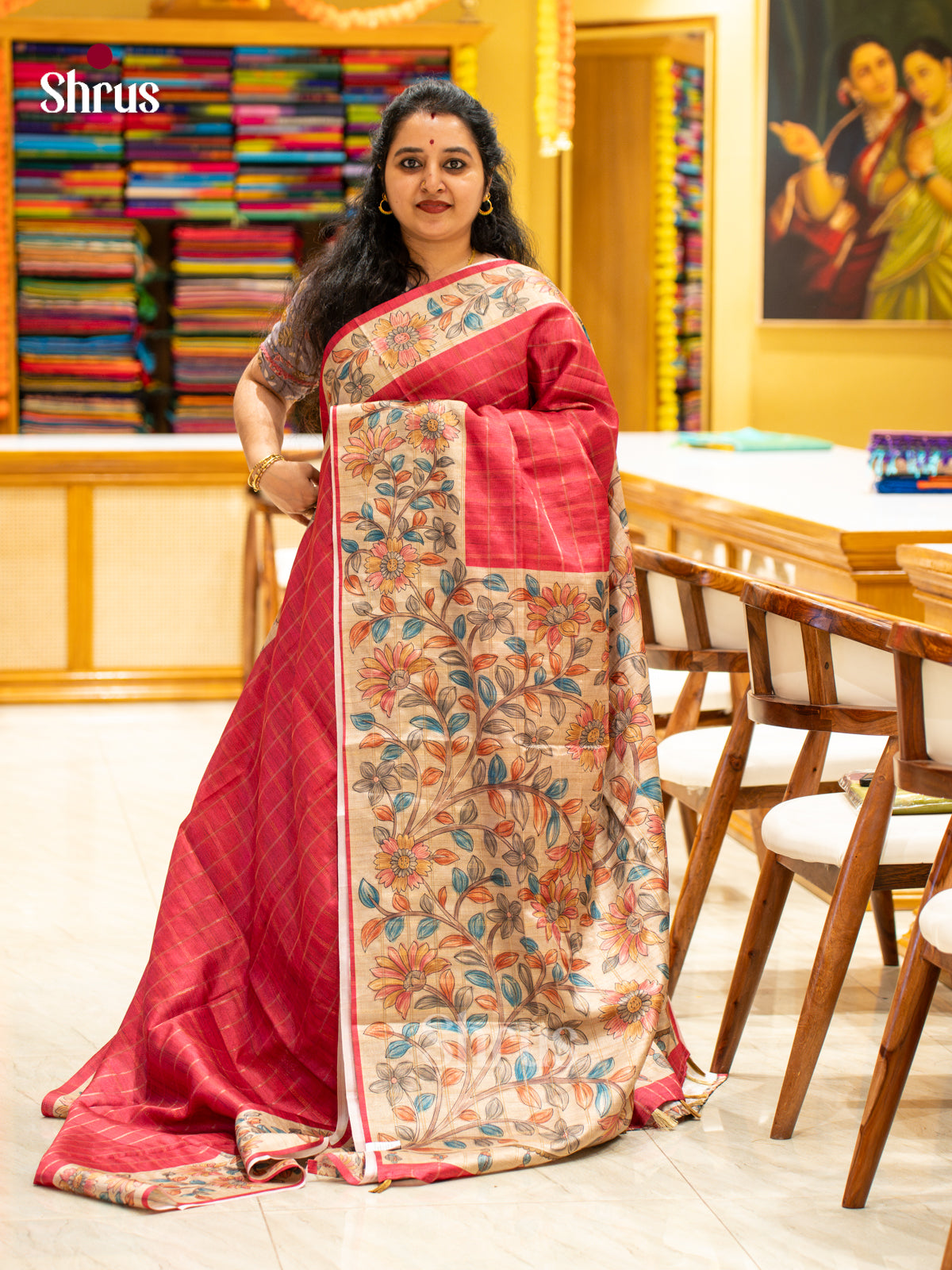 Chennur-Print Saree - EJ04458