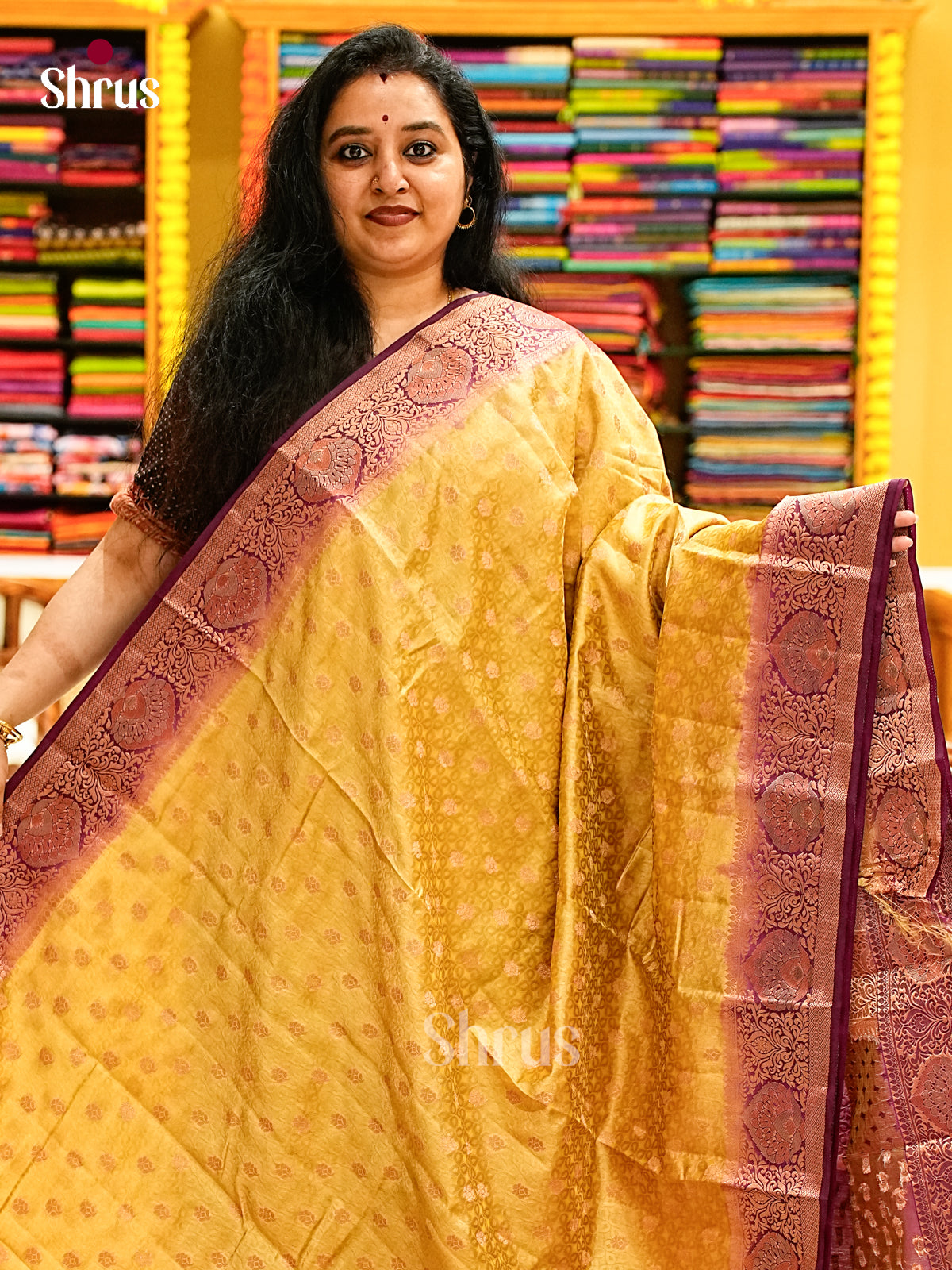 Semi Rawsilk Saree - EJ05027