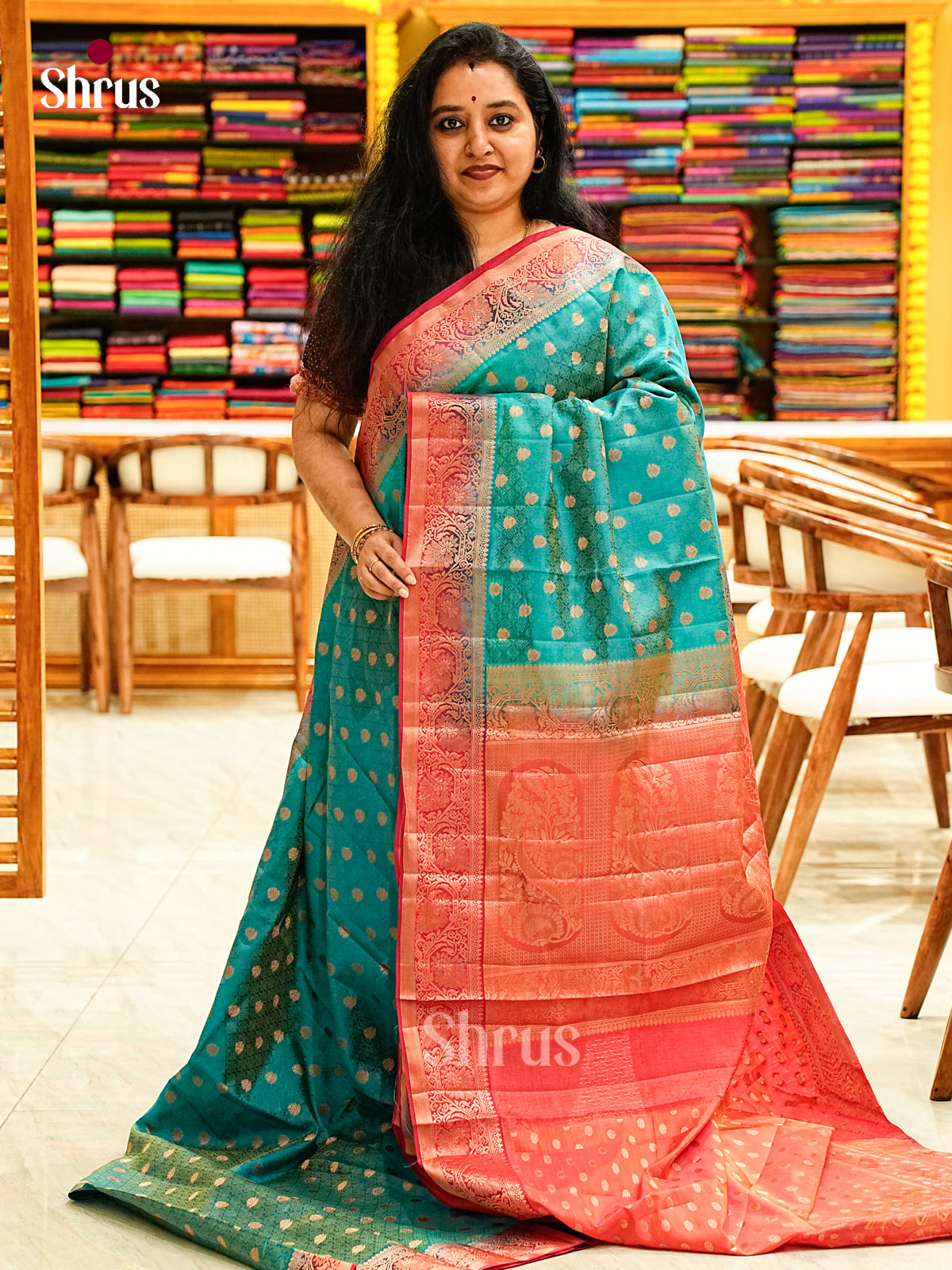 Semi Rawsilk Saree - EJ05038
