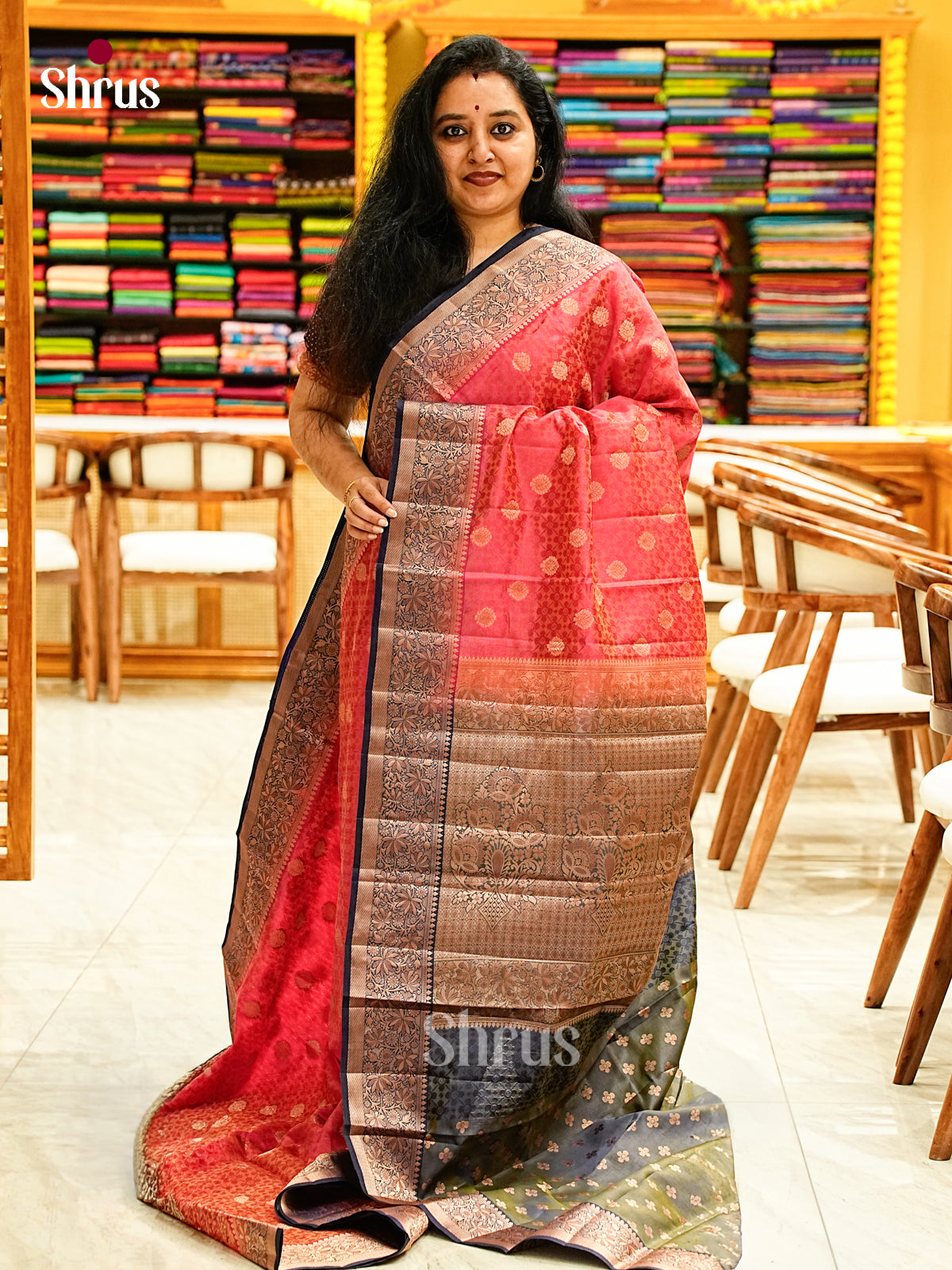 Semi Rawsilk Saree - EJ05060