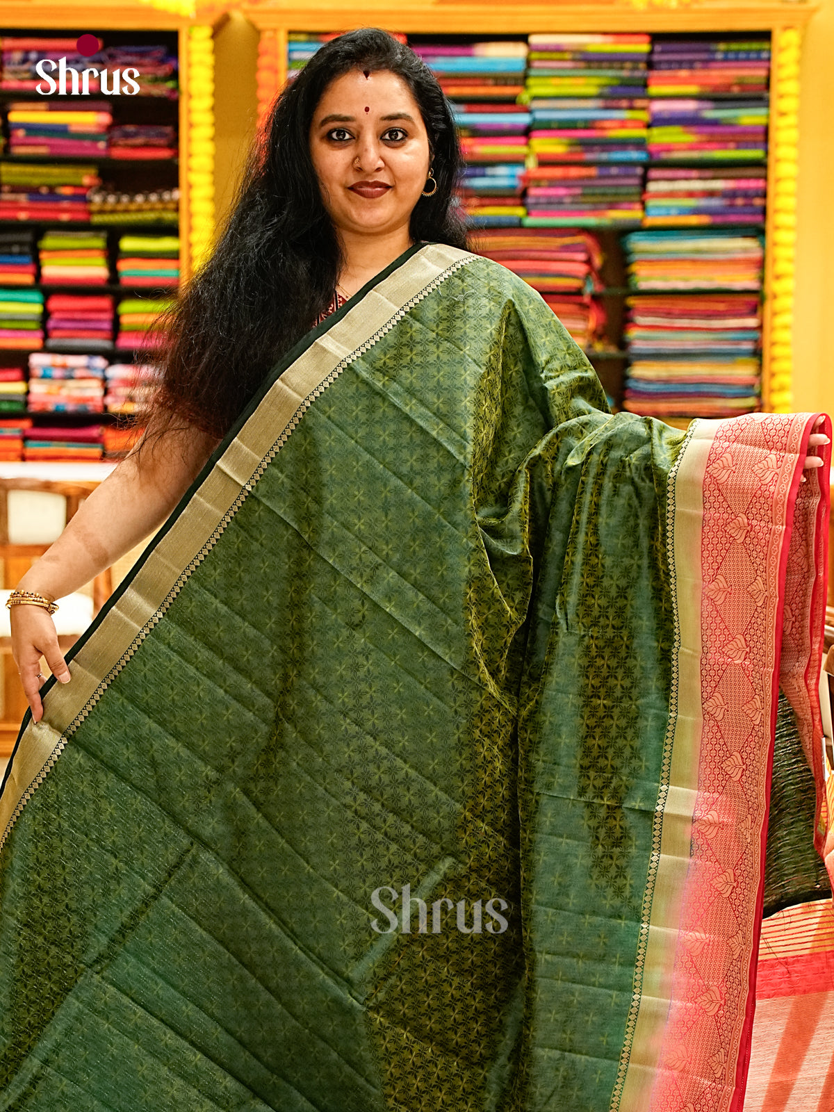 Semi Rawsilk Saree - EJ05078