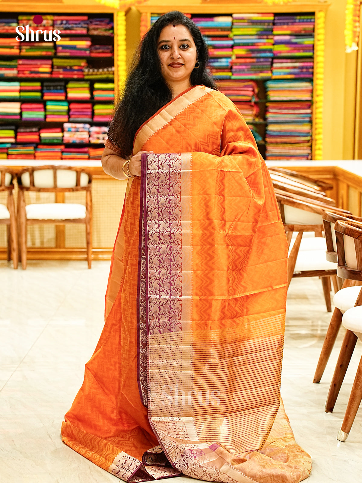 Semi Rawsilk Saree - EJ05087