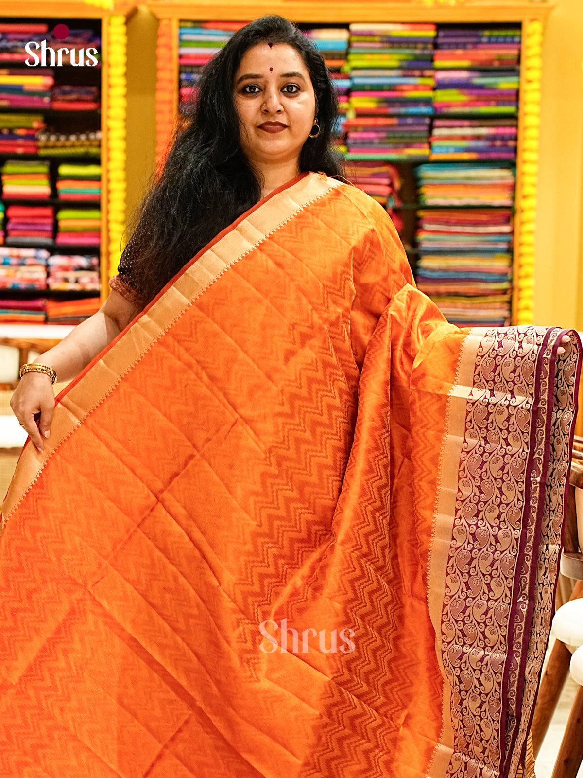 Semi Rawsilk Saree - EJ05087