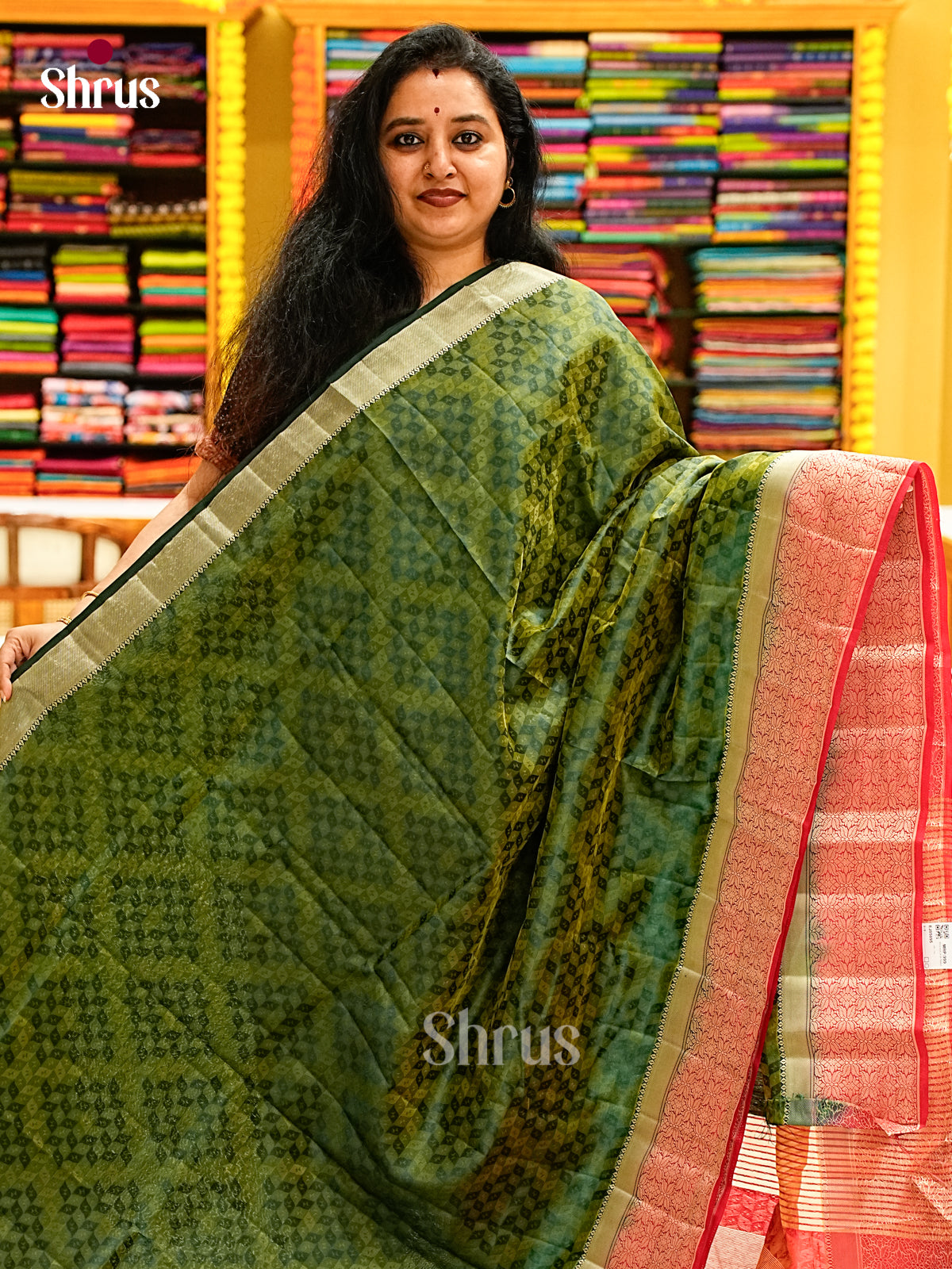 Semi Rawsilk Saree - EJ05095