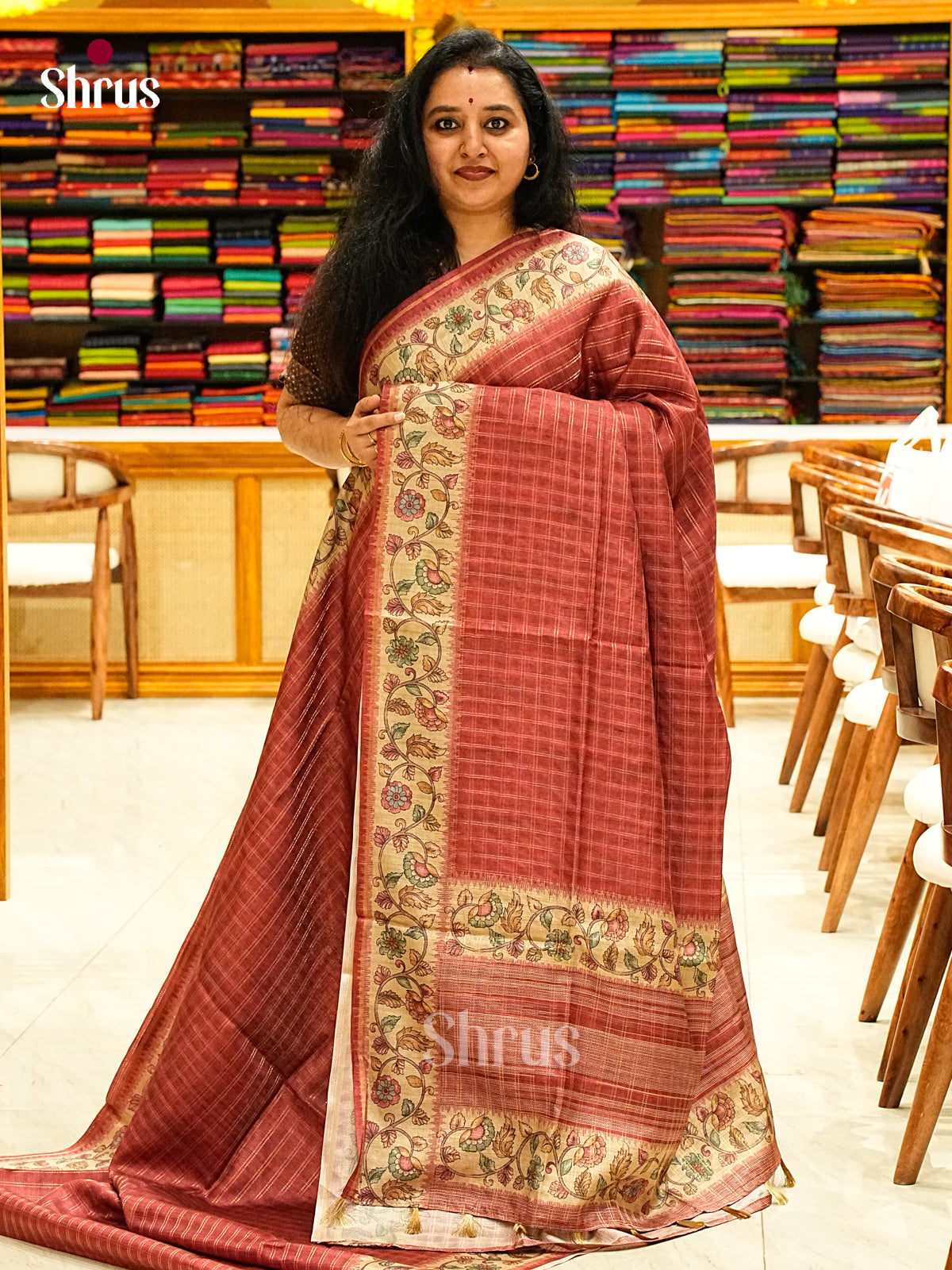 Semi Tussar Saree - EJ05123