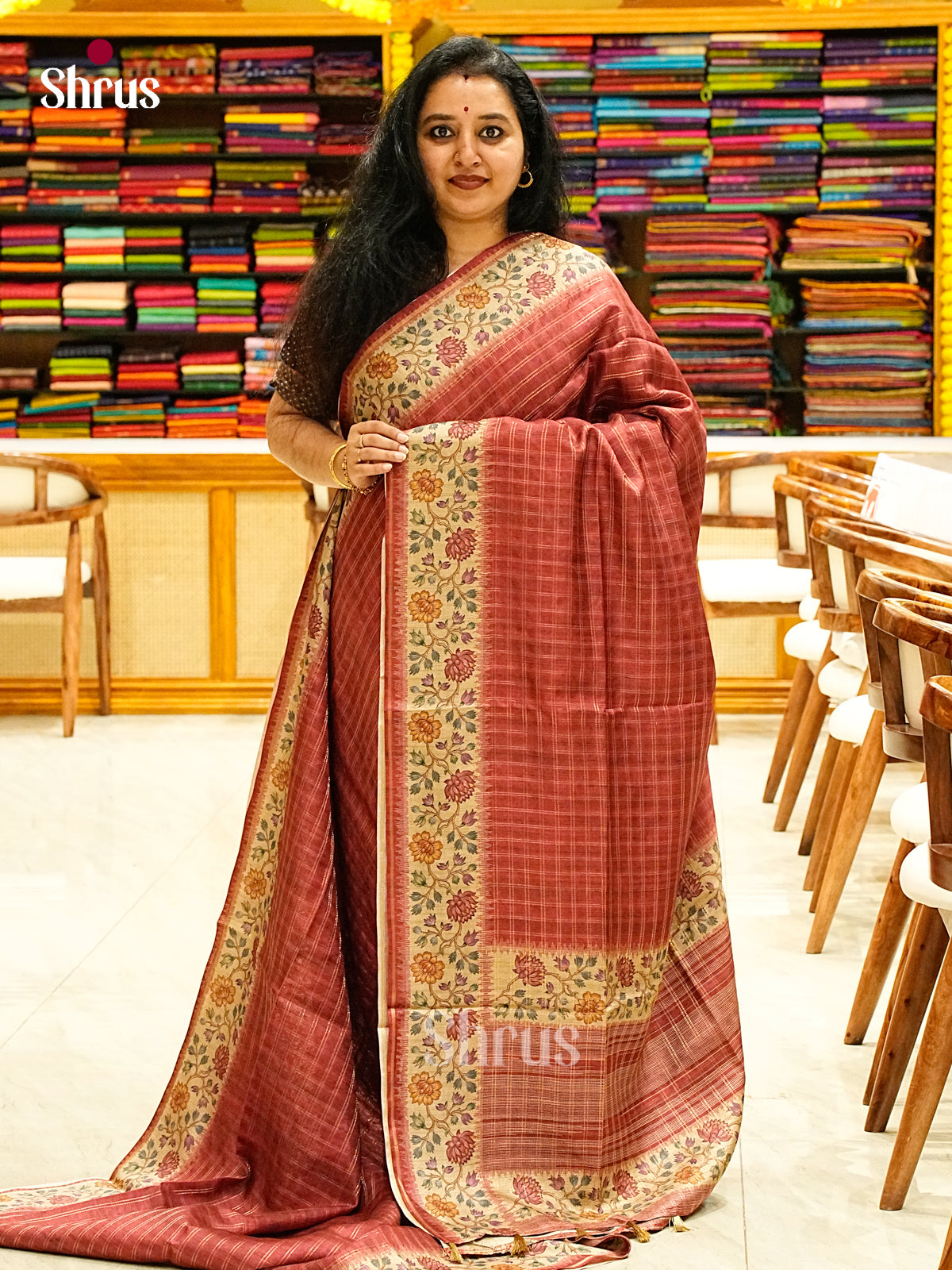 Semi Tussar Saree - EJ05124
