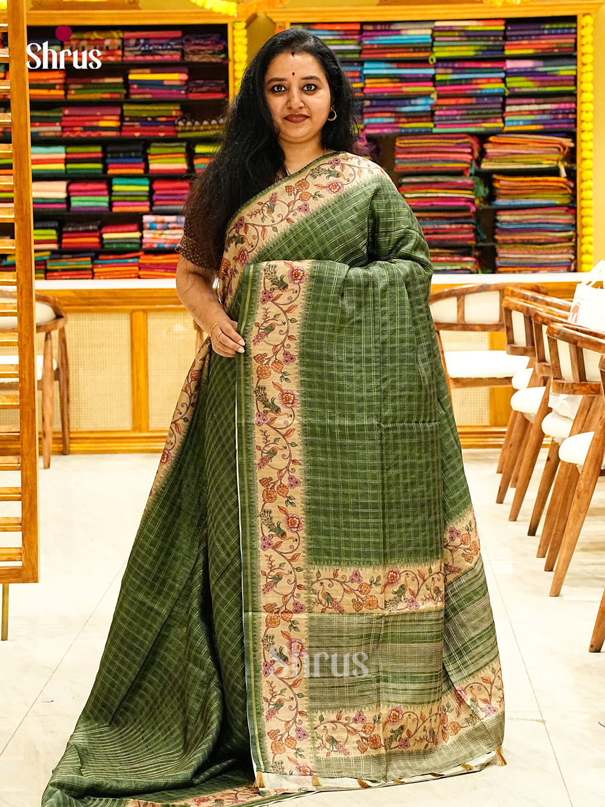 Semi Tussar Saree - EJ05127