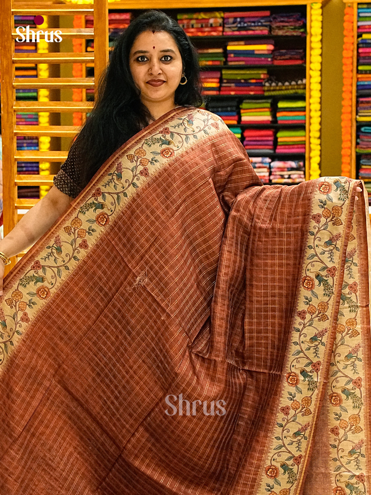Semi Tussar Saree - EJ05128