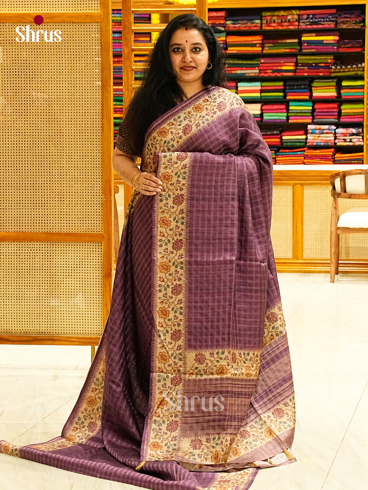 Semi Tussar Saree - EJ05129