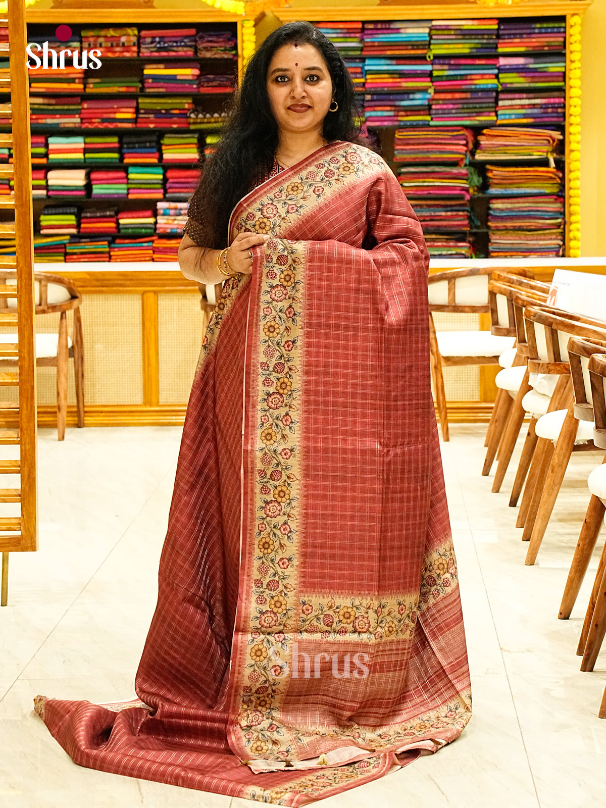 Semi Tussar Saree - EJ05132