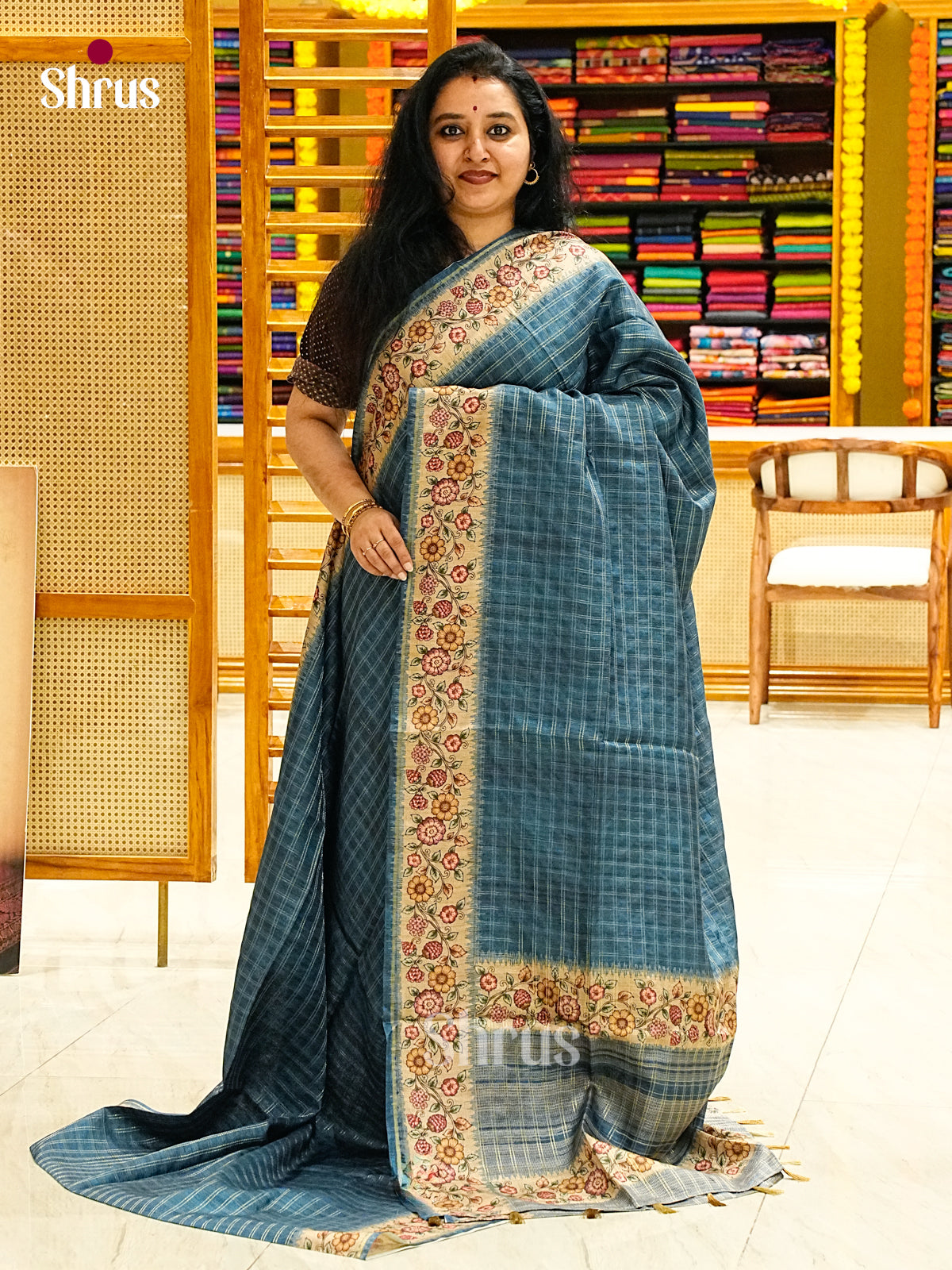Semi Tussar Saree - EJ05134