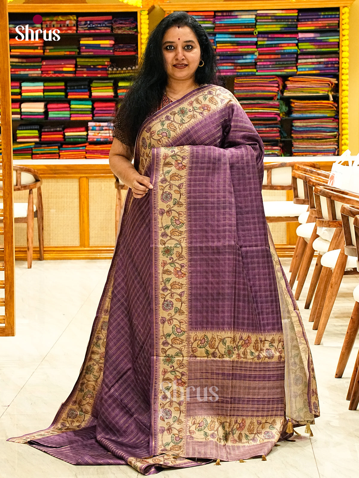Semi Tussar Saree - EJ05137