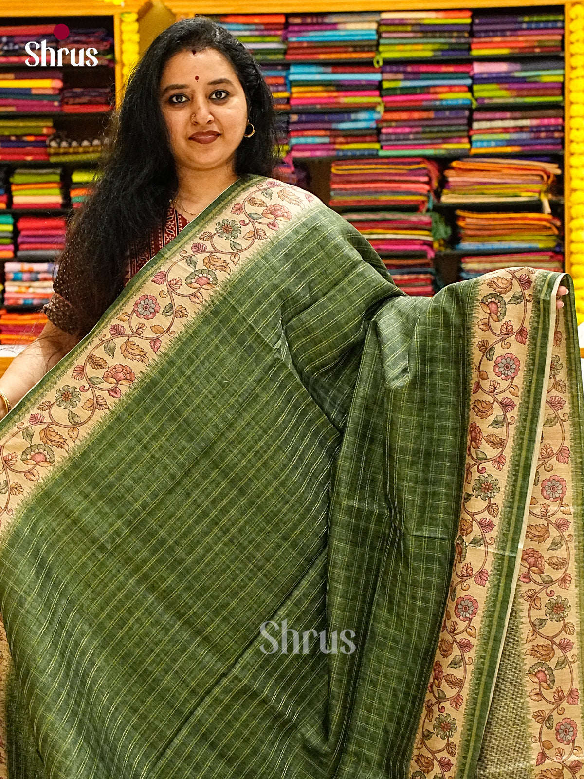 Semi Tussar Saree - EJ05138