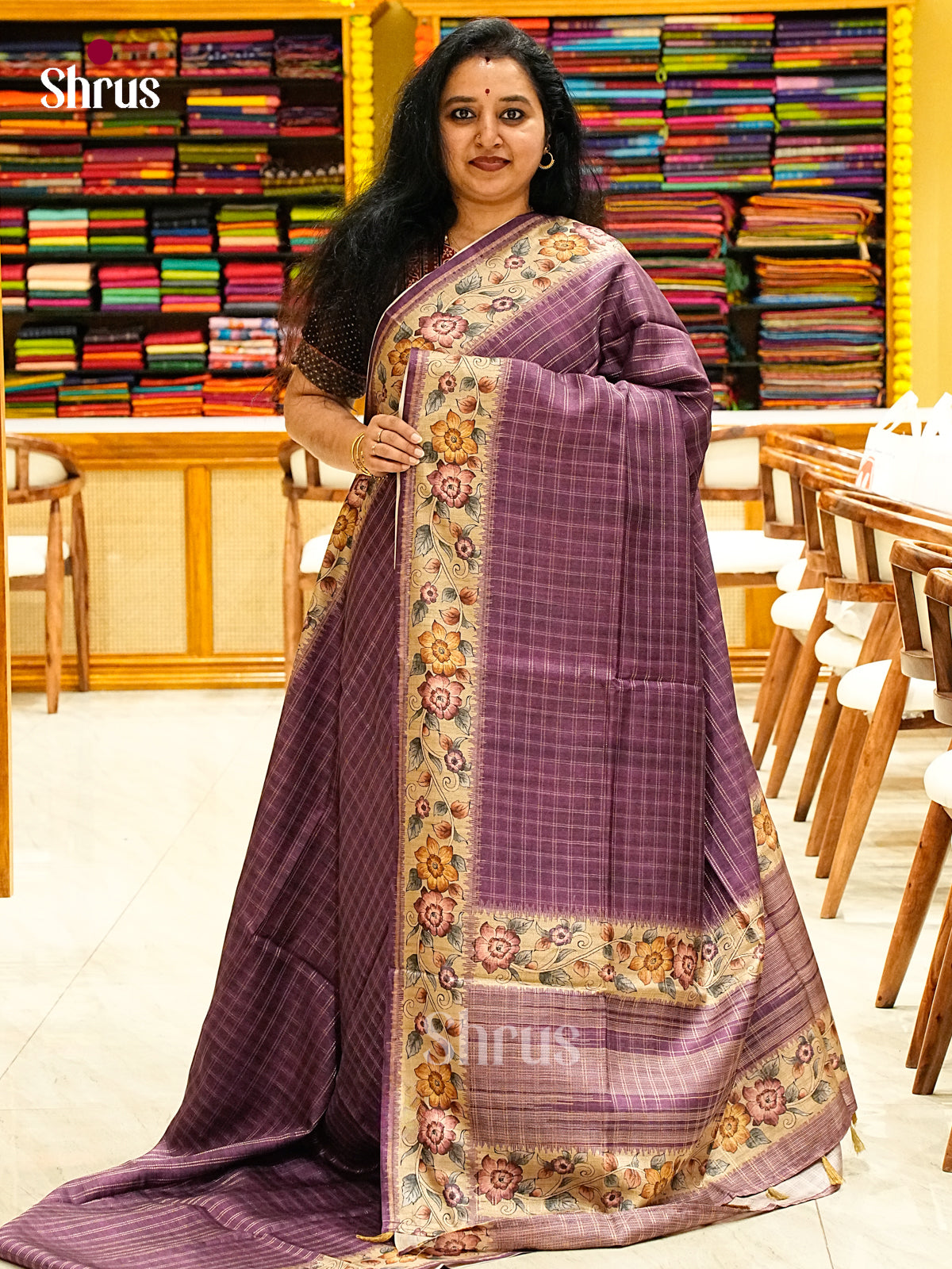 Semi Tussar Saree - EJ05139