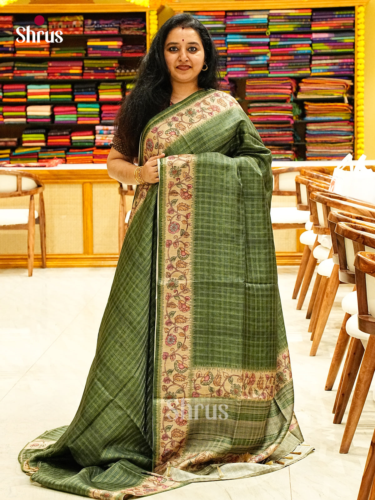 Semi Tussar Saree - EJ05143