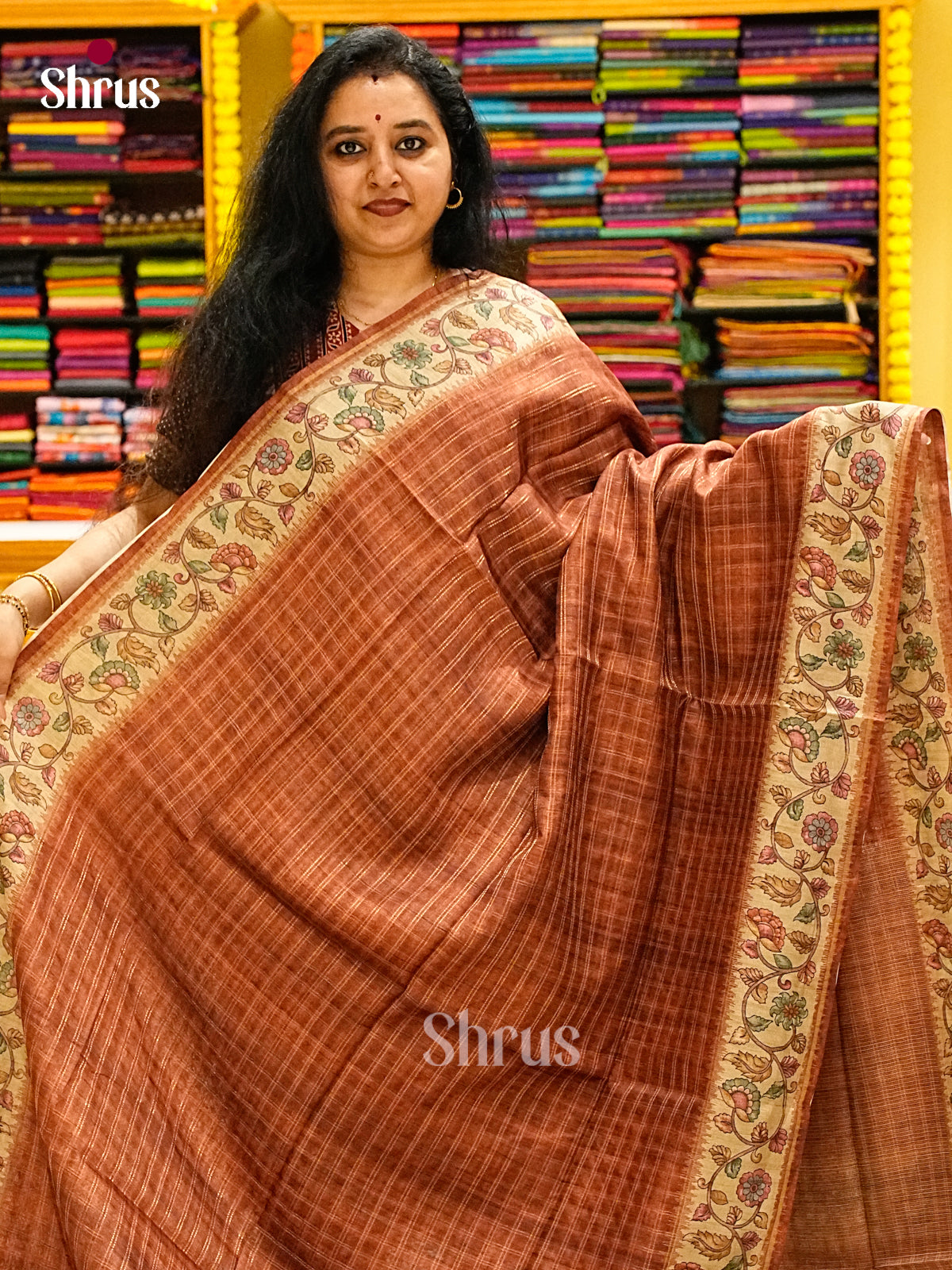 Semi Tussar Saree - EJ05145
