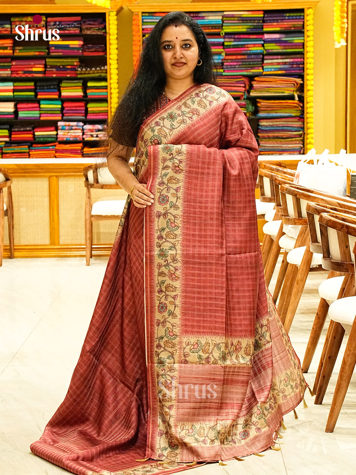 Semi Tussar Saree - EJ05146