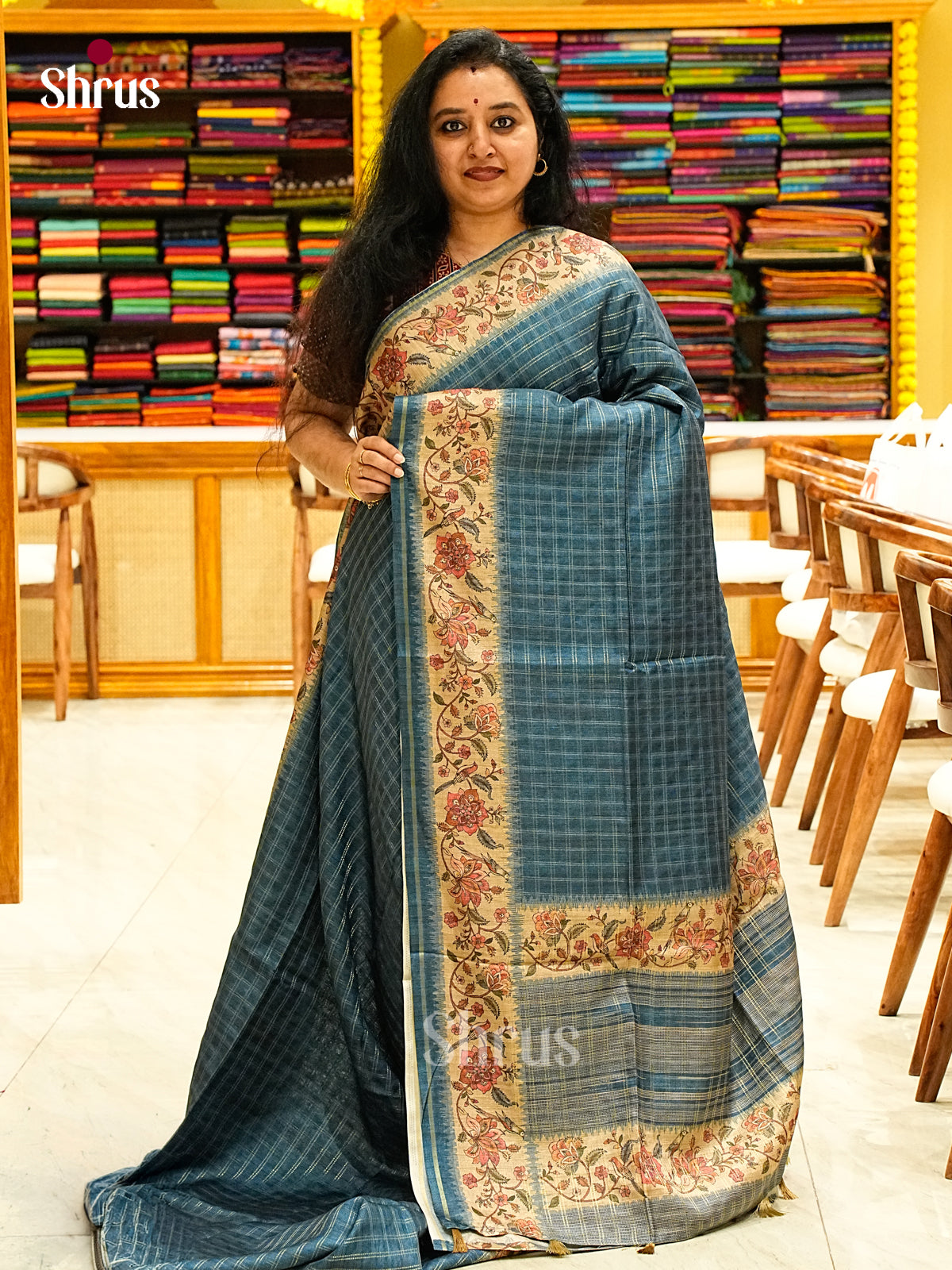 Semi Tussar Saree - EJ05149